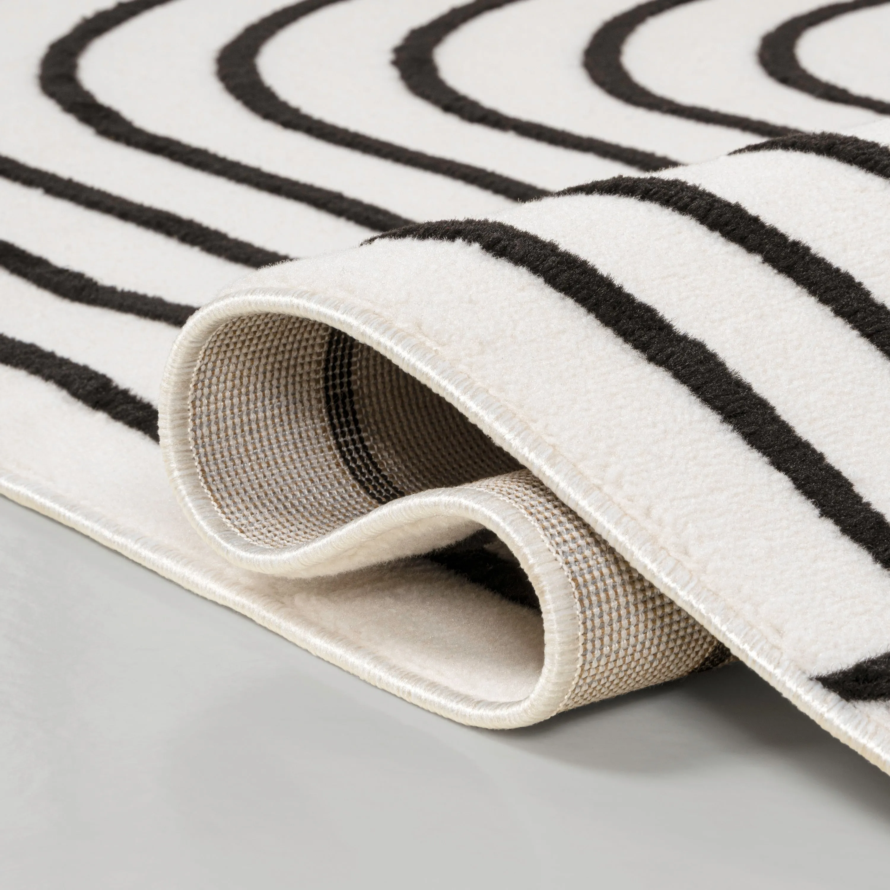 JONATHAN Y Aarhus Minimalist Angle Geometric Ivory/Cream Area Rug