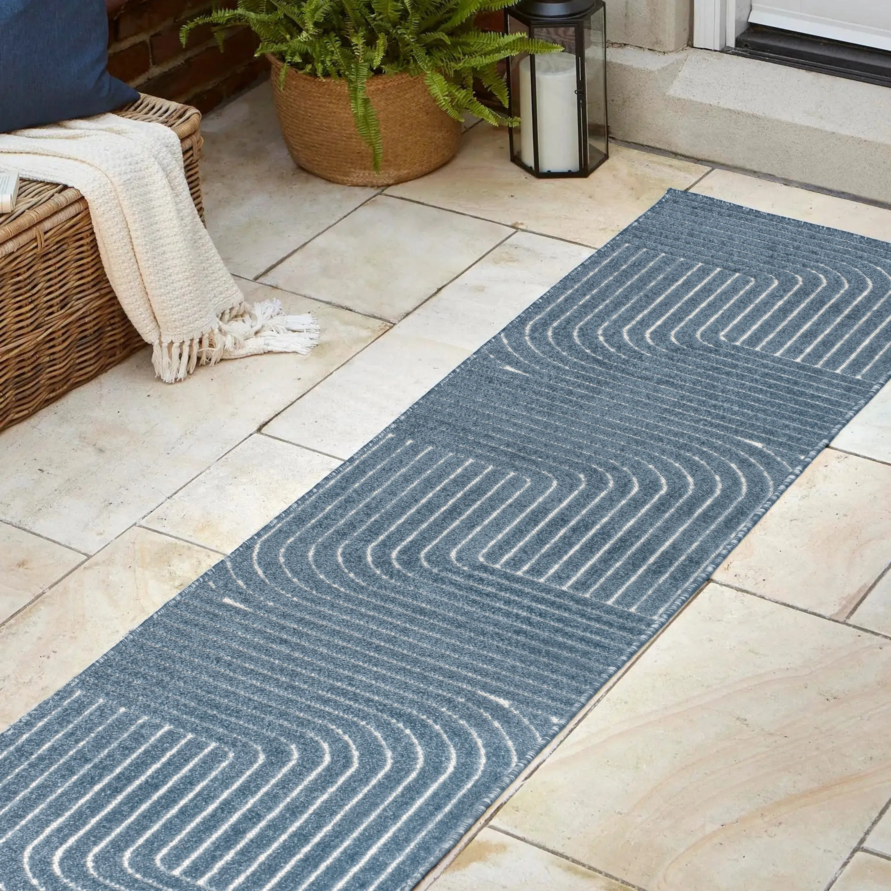 JONATHAN Y Aarhus Minimalist Angle Geometric Ivory/Cream Area Rug