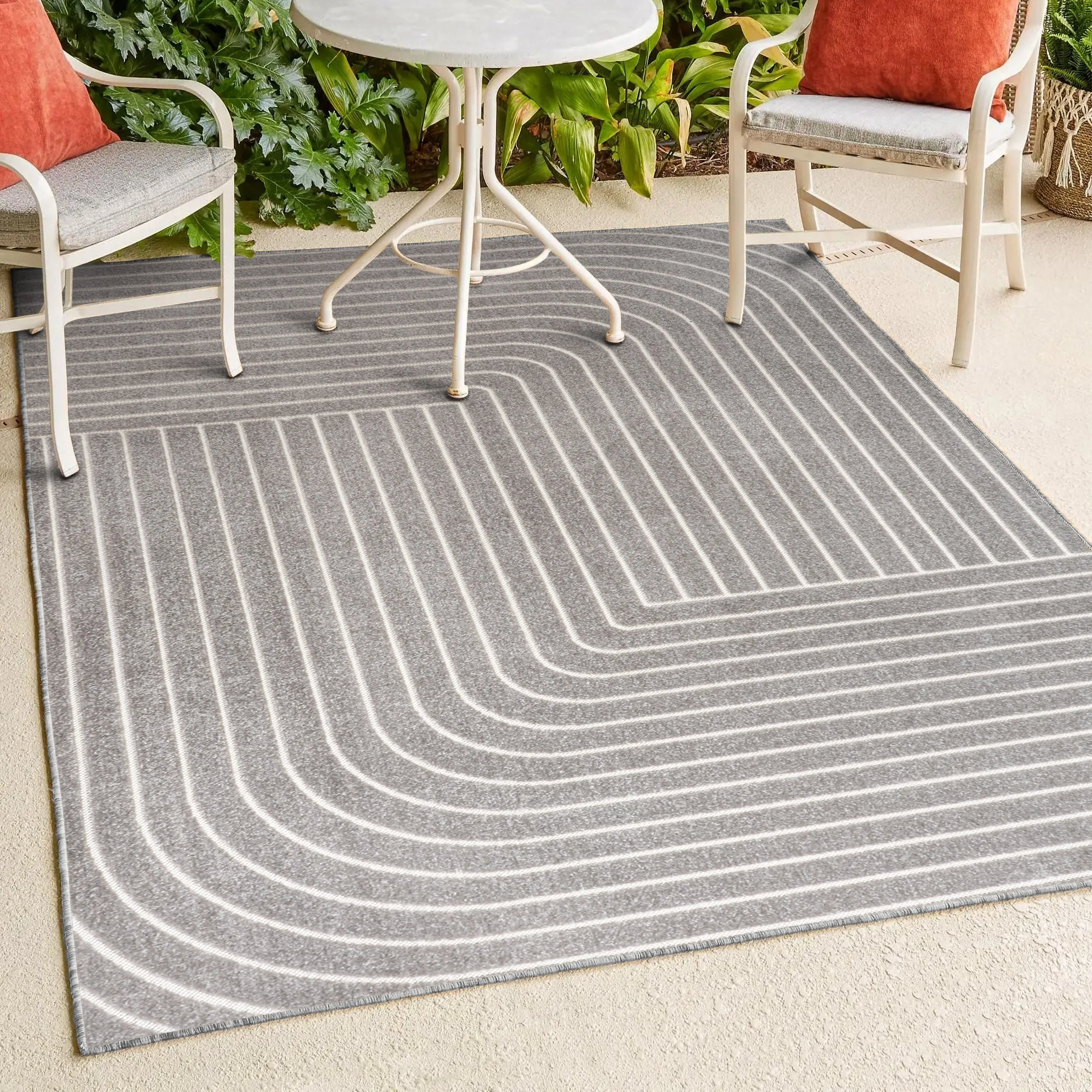 JONATHAN Y Aarhus Minimalist Angle Geometric Ivory/Cream Area Rug