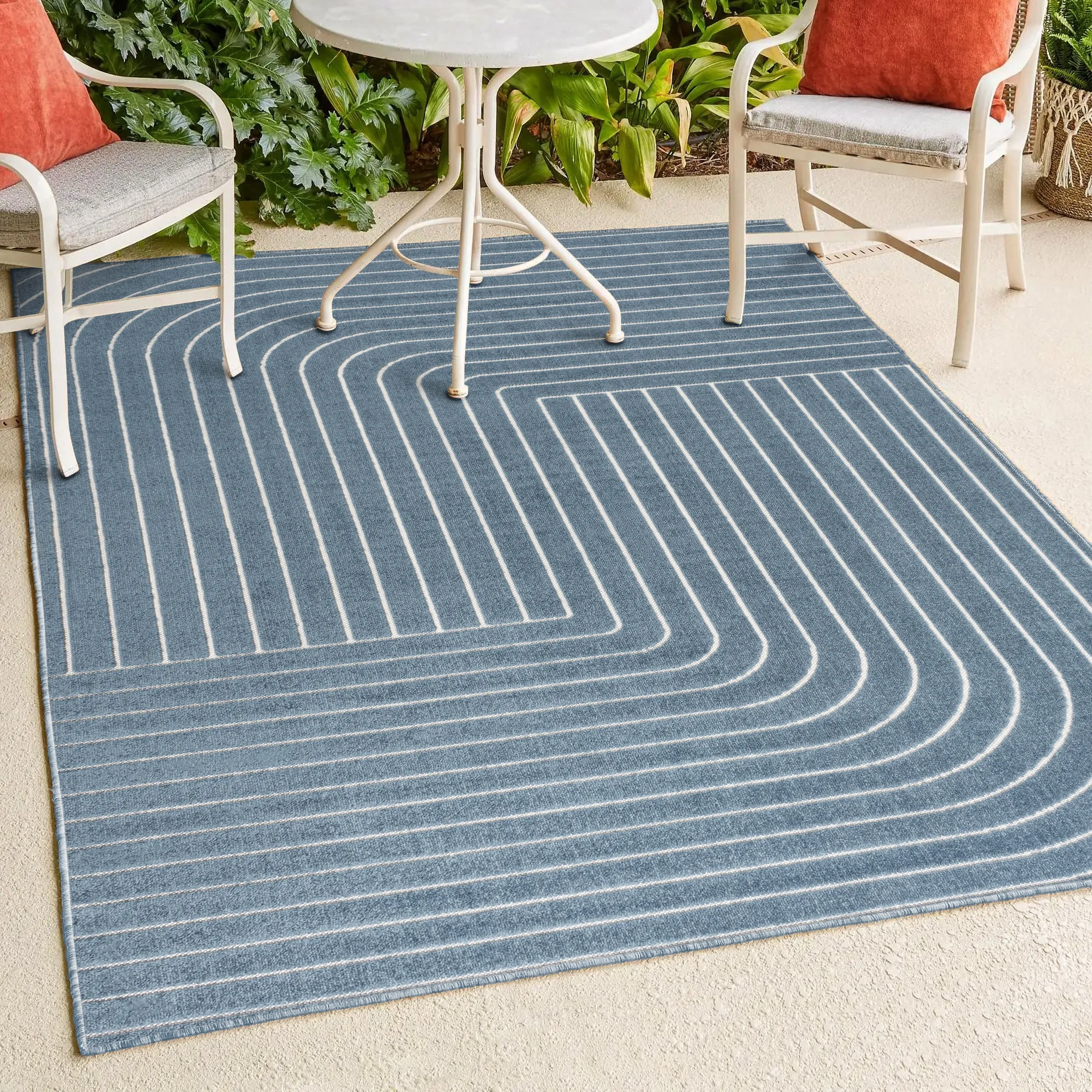JONATHAN Y Aarhus Minimalist Angle Geometric Ivory/Cream Area Rug