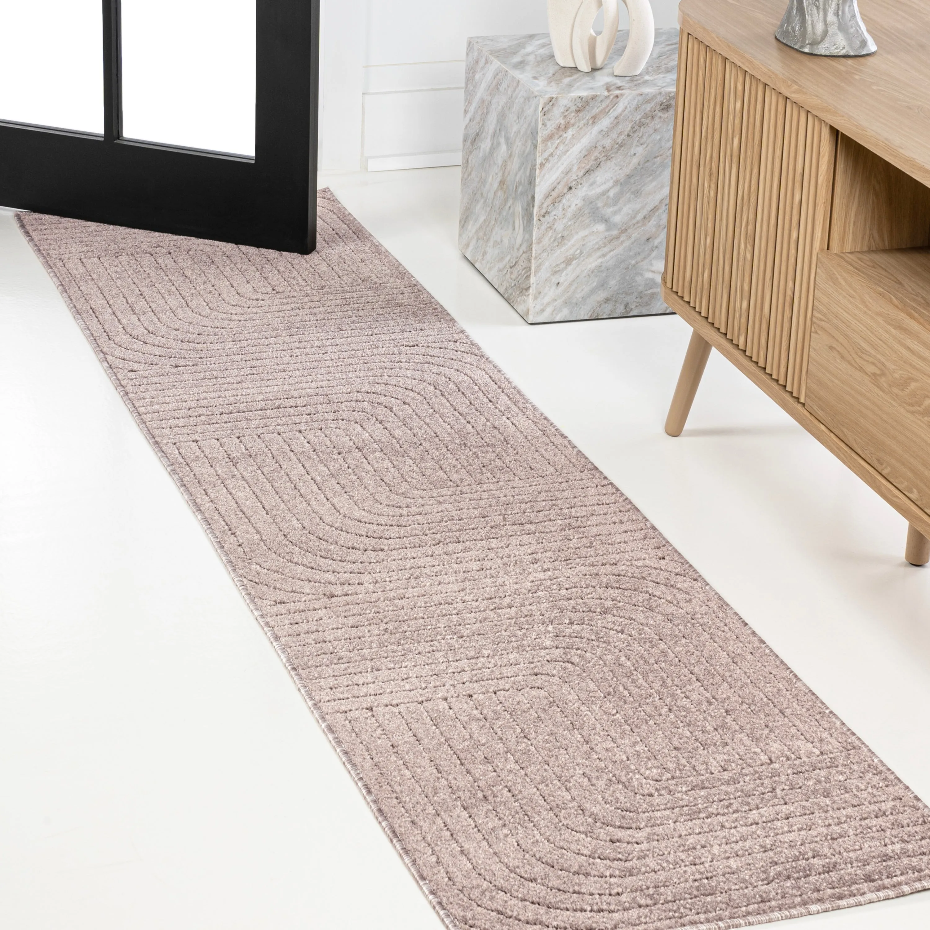 JONATHAN Y Aarhus Minimalist Angle Geometric Ivory/Cream Area Rug