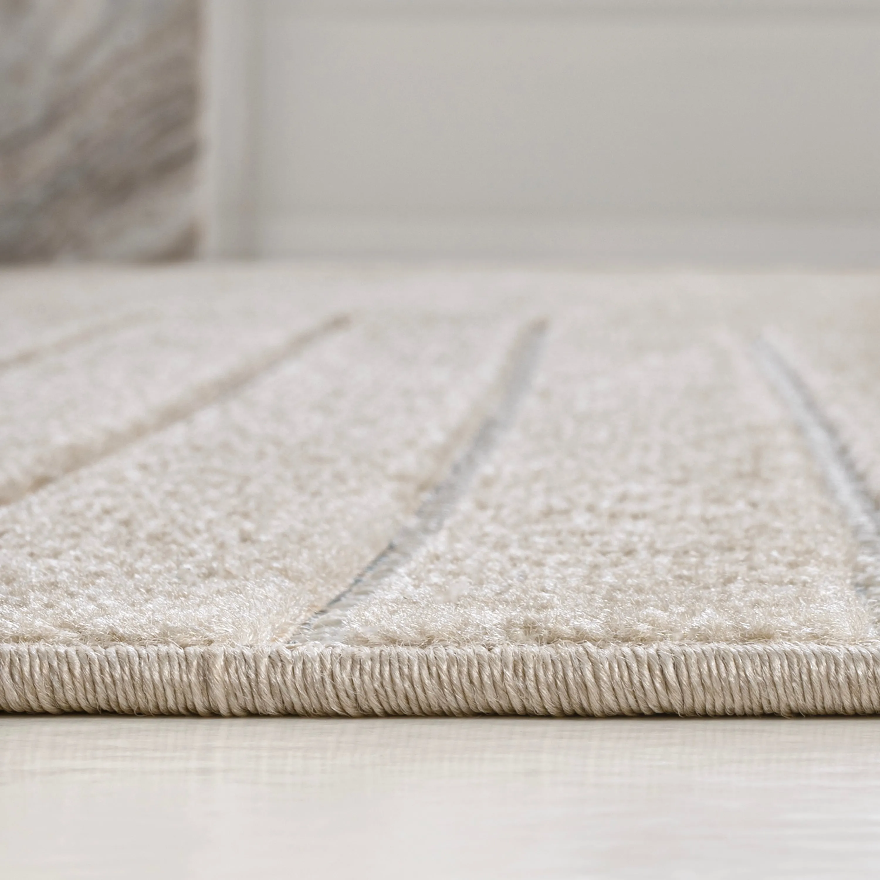 JONATHAN Y Aarhus Minimalist Angle Geometric Ivory/Cream Area Rug