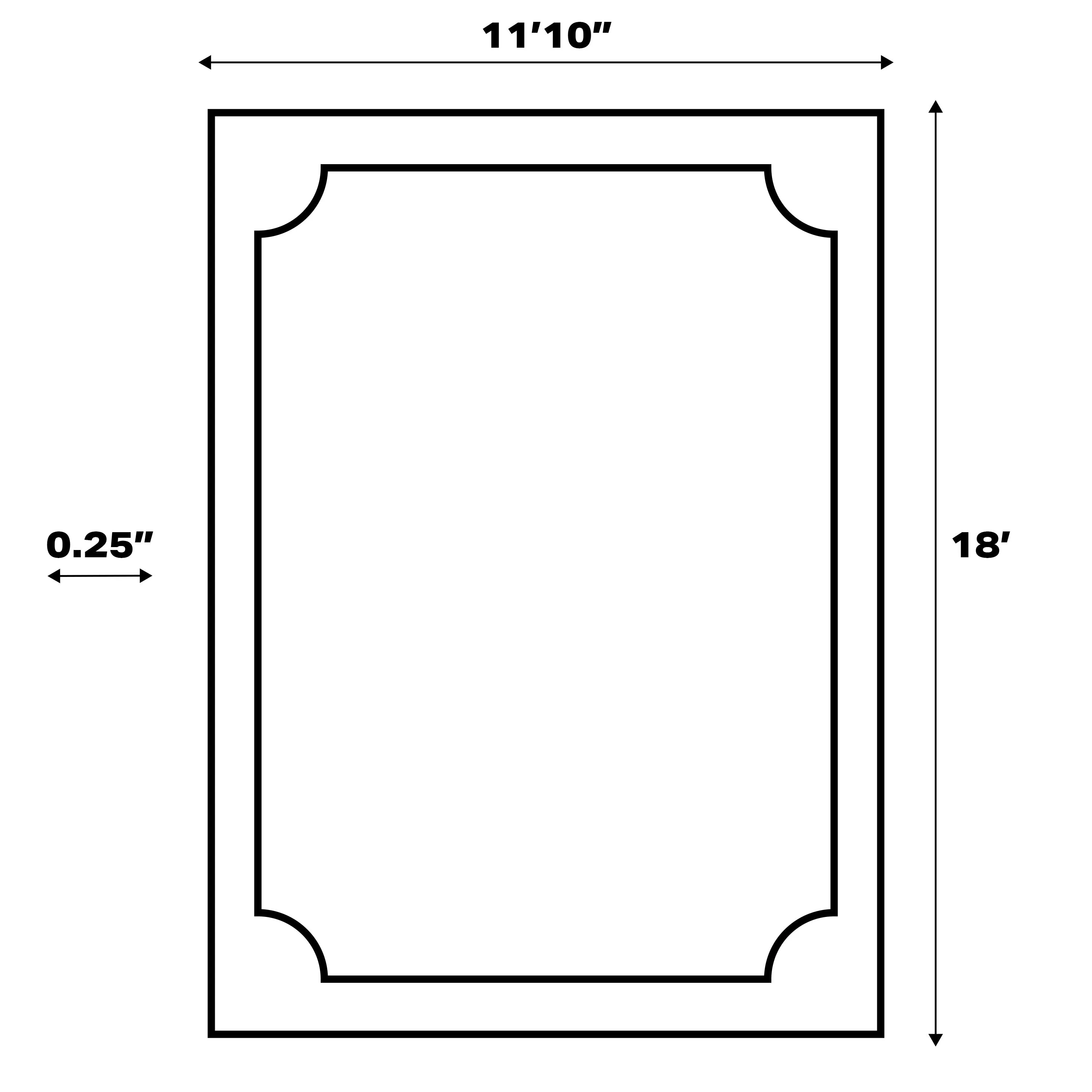 JONATHAN Y Aarhus Minimalist Angle Geometric Ivory/Cream Area Rug