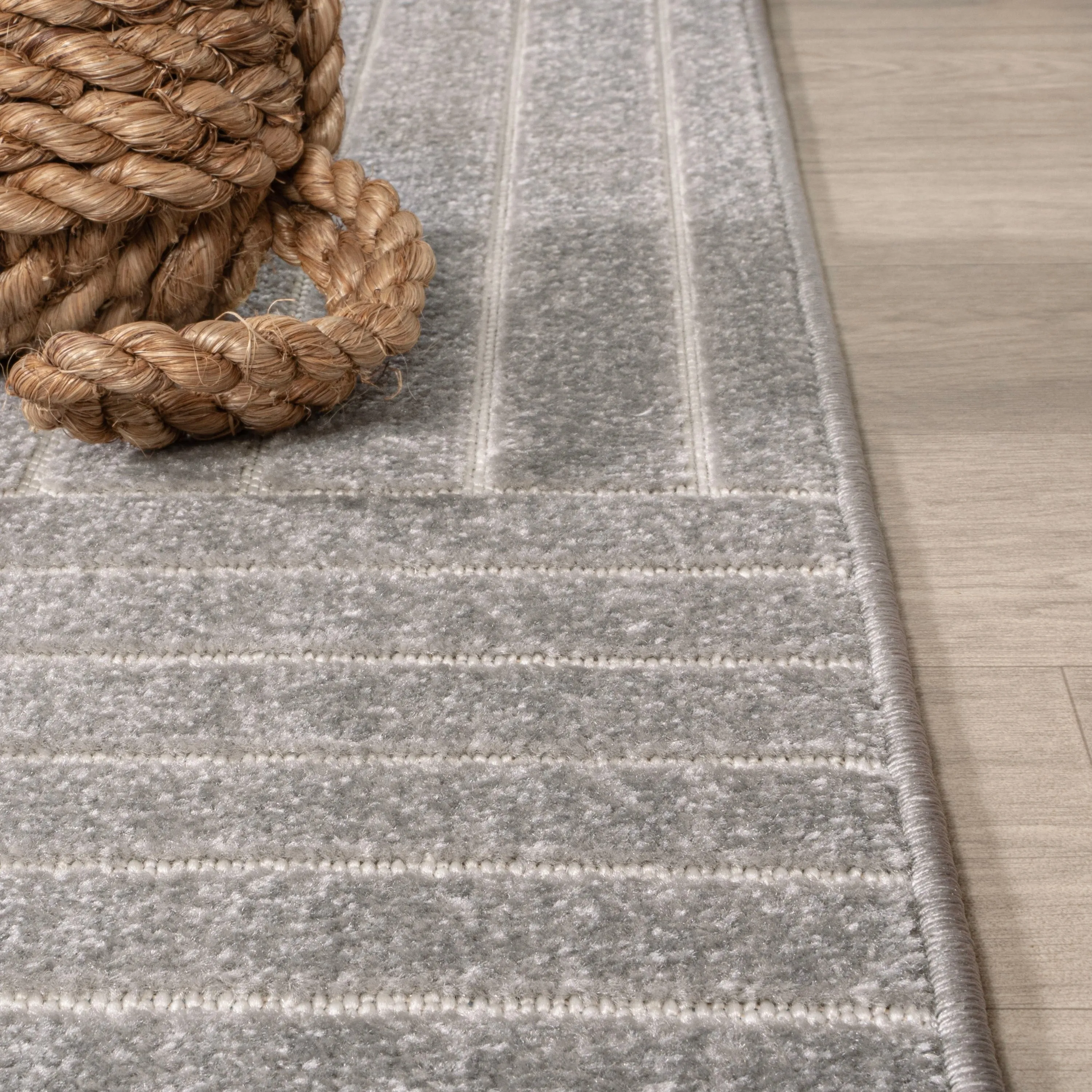 JONATHAN Y Aarhus Minimalist Angle Geometric Ivory/Cream Area Rug