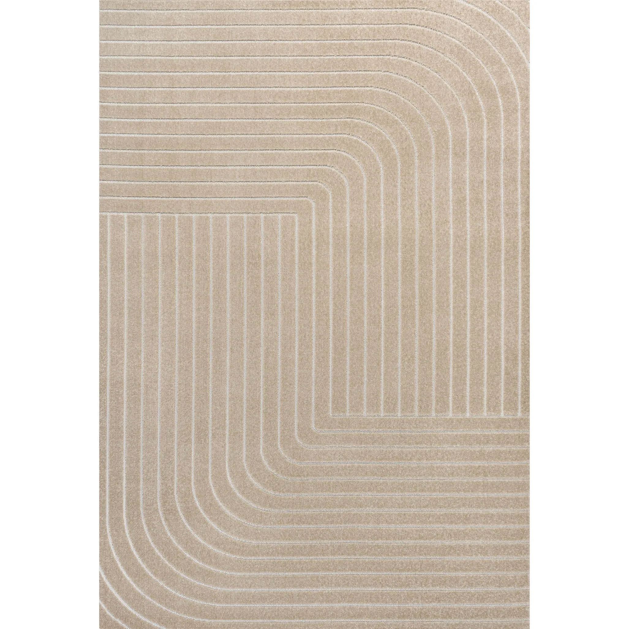 JONATHAN Y Aarhus Minimalist Angle Geometric Ivory/Cream Area Rug