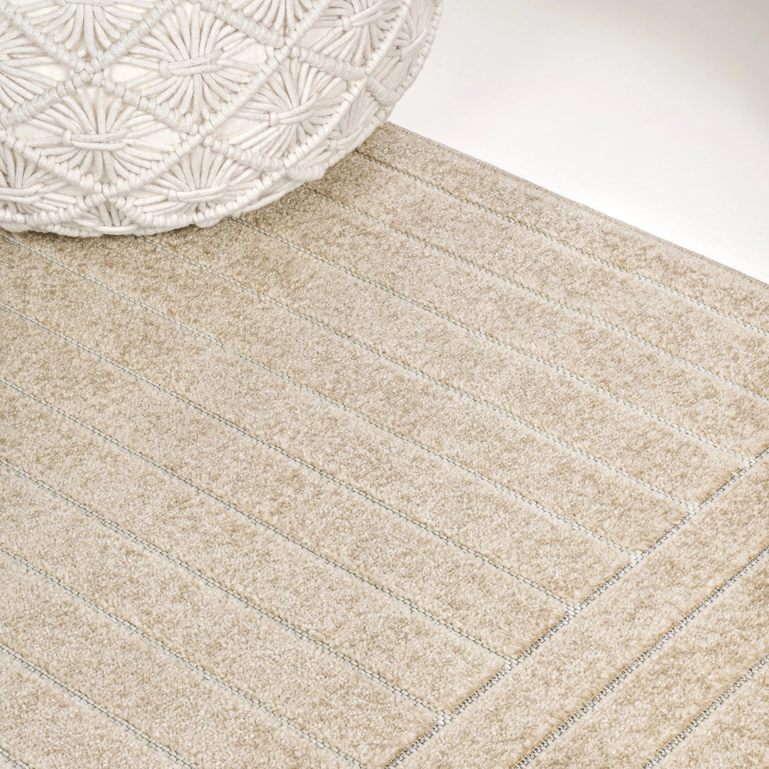 JONATHAN Y Aarhus Minimalist Angle Geometric Ivory/Cream Area Rug