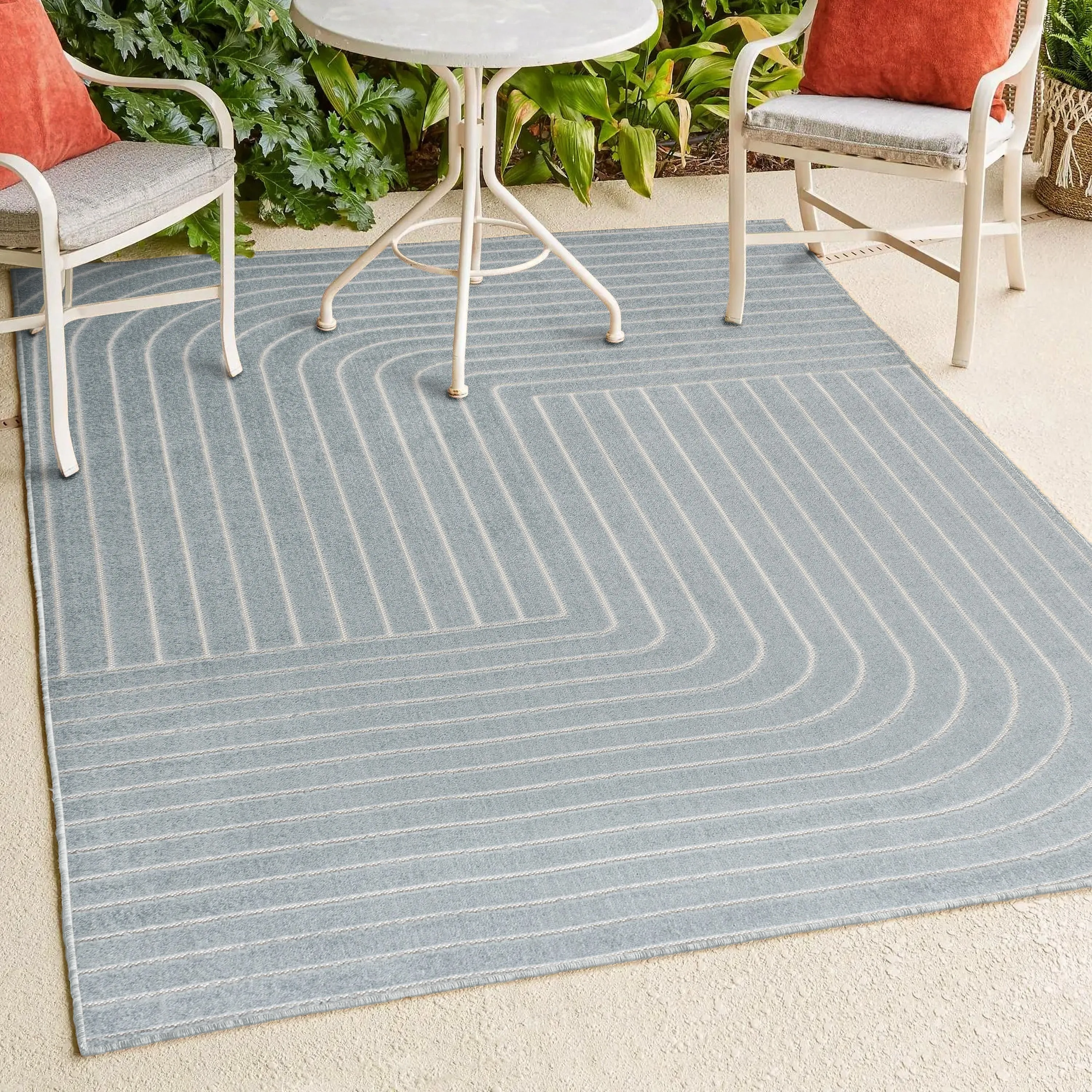 JONATHAN Y Aarhus Minimalist Angle Geometric Ivory/Cream Area Rug