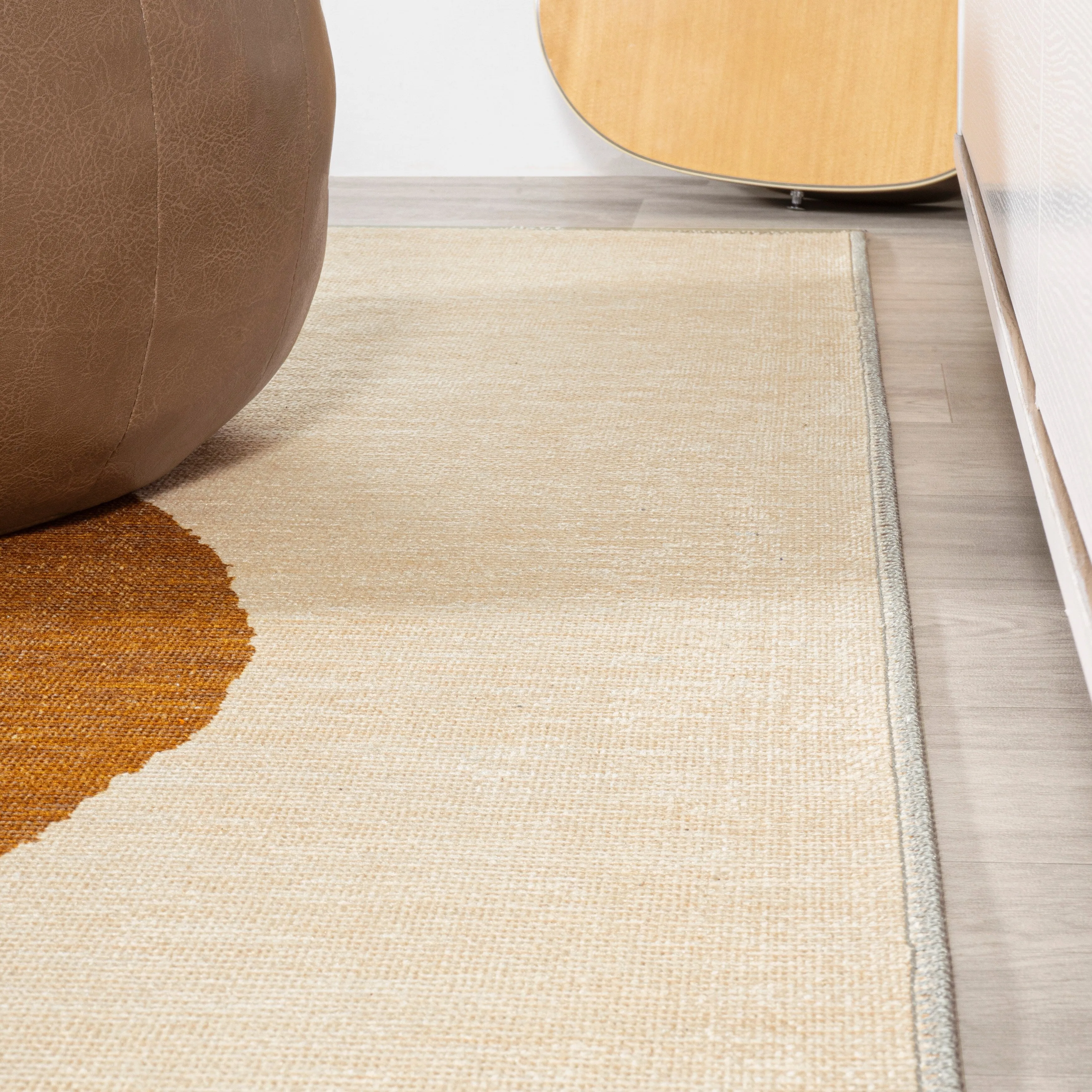 JONATHAN Y Demie Bohemian Textured Weave Floral Machine Washable Area Rug
