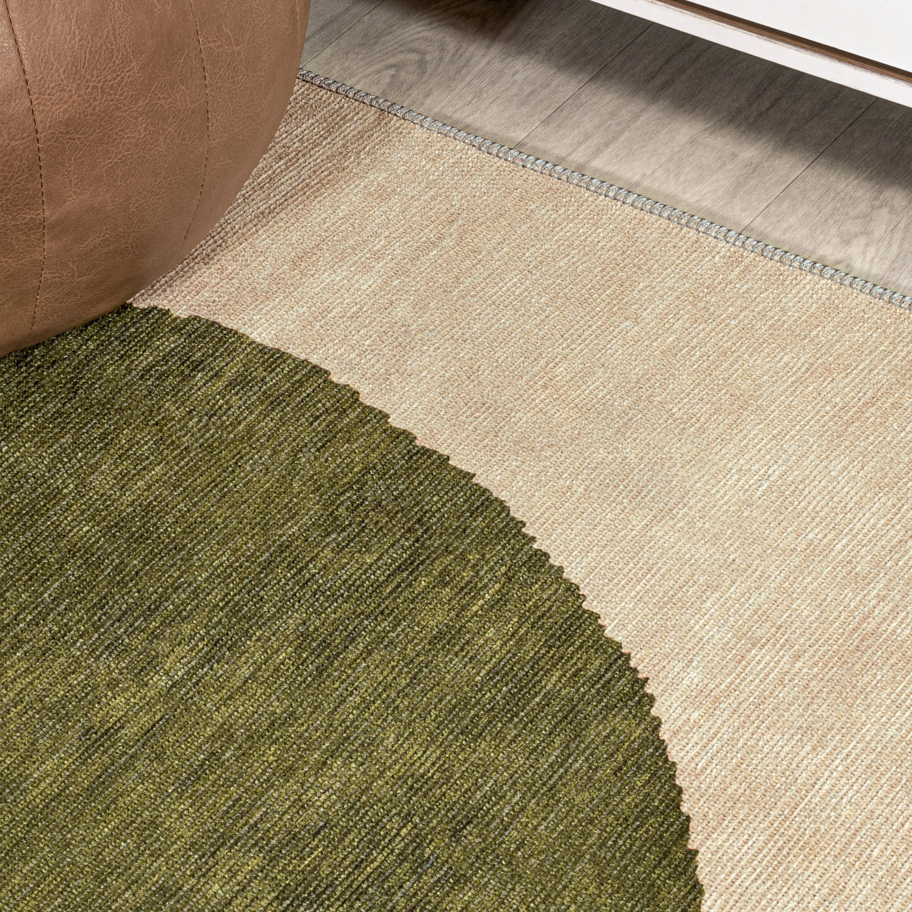 JONATHAN Y Demie Bohemian Textured Weave Floral Machine Washable Area Rug
