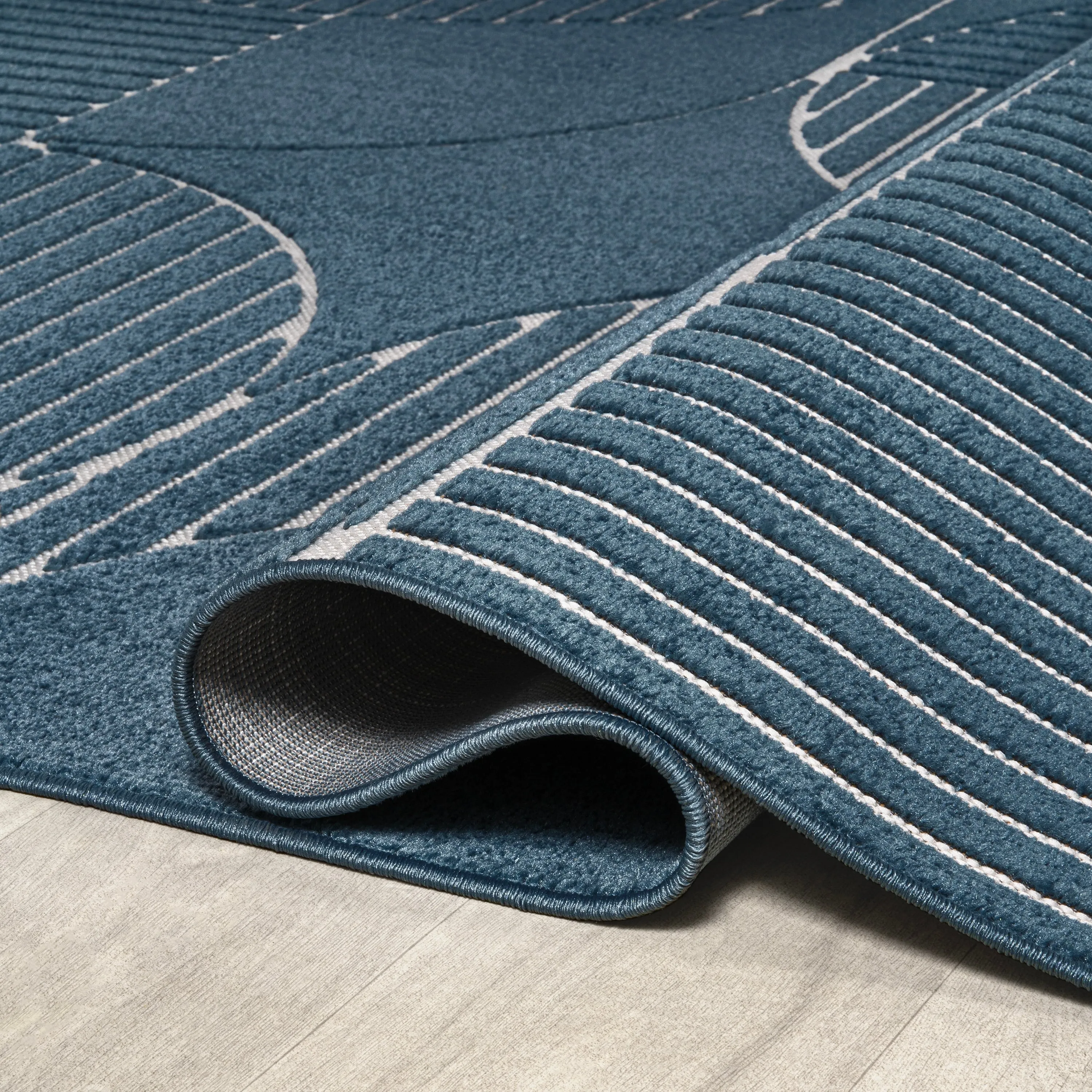 JONATHAN Y Dila Geometric Arch Scandi Striped Ivory/Cream Area Rug