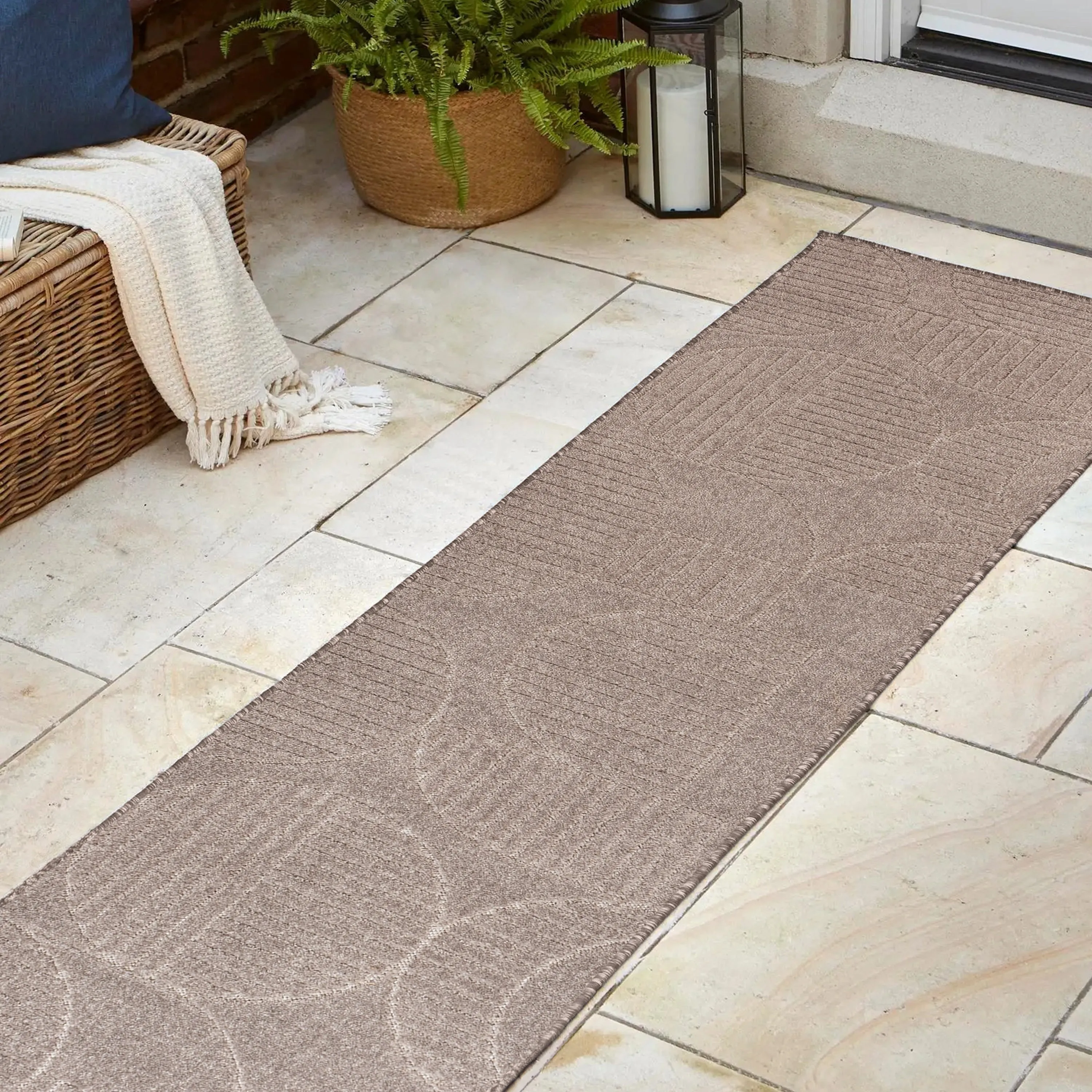 JONATHAN Y Dila Geometric Arch Scandi Striped Ivory/Cream Area Rug