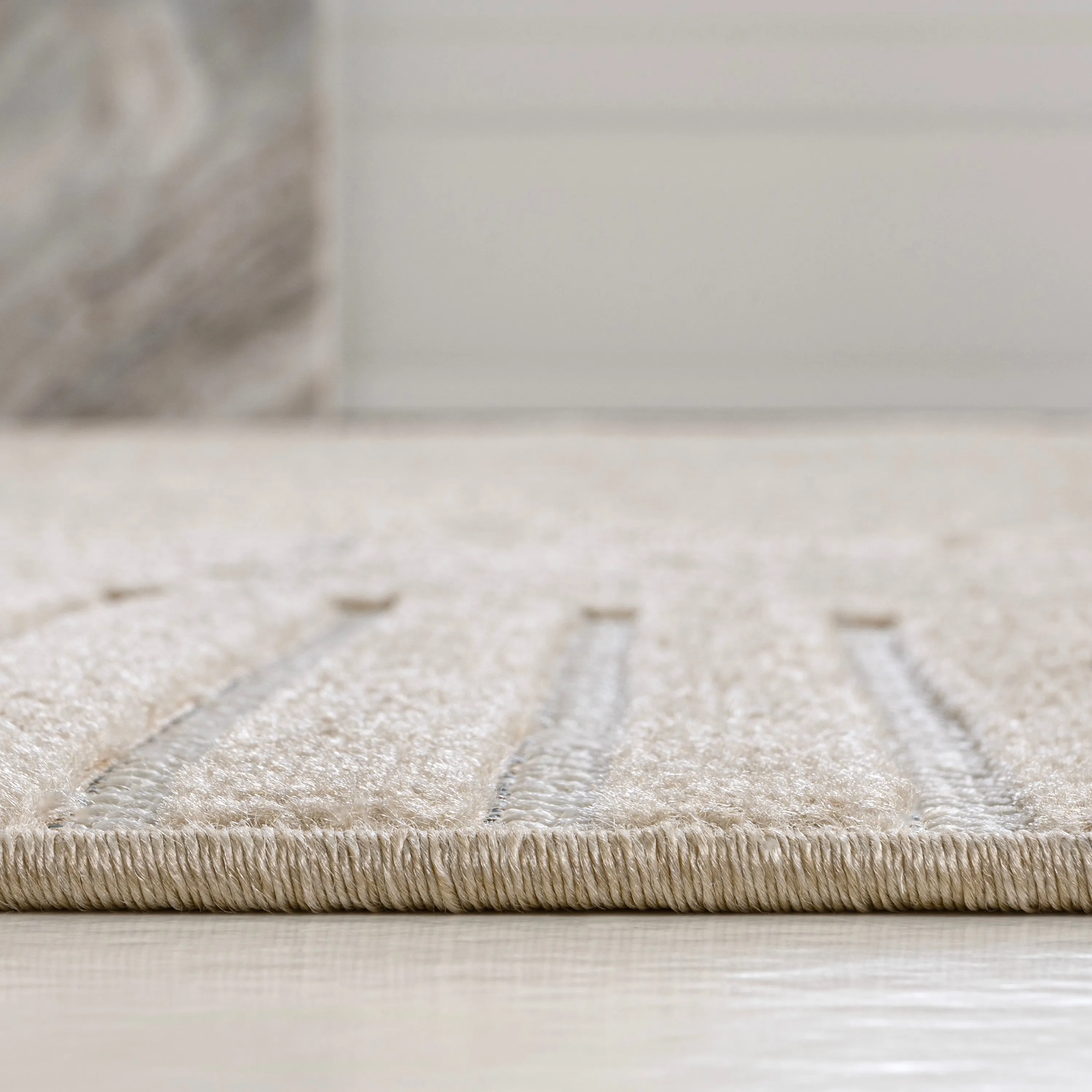 JONATHAN Y Dila Geometric Arch Scandi Striped Ivory/Cream Area Rug