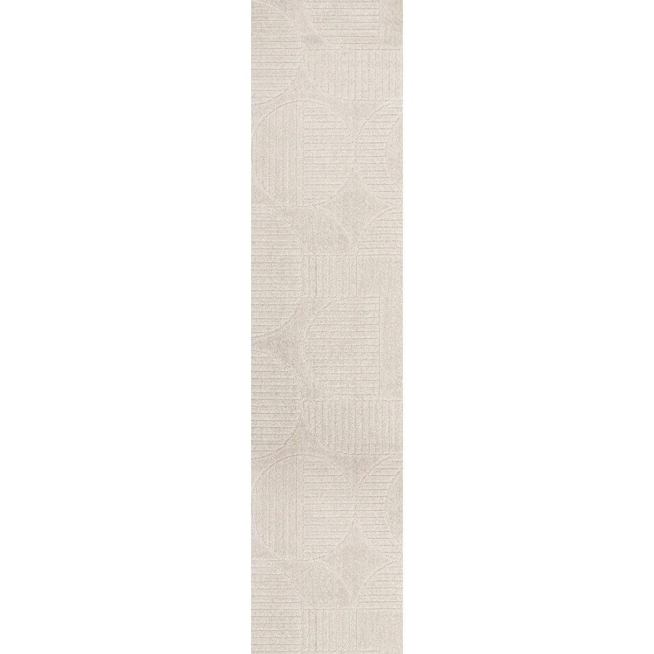 JONATHAN Y Dila Geometric Arch Scandi Striped Ivory/Cream Area Rug