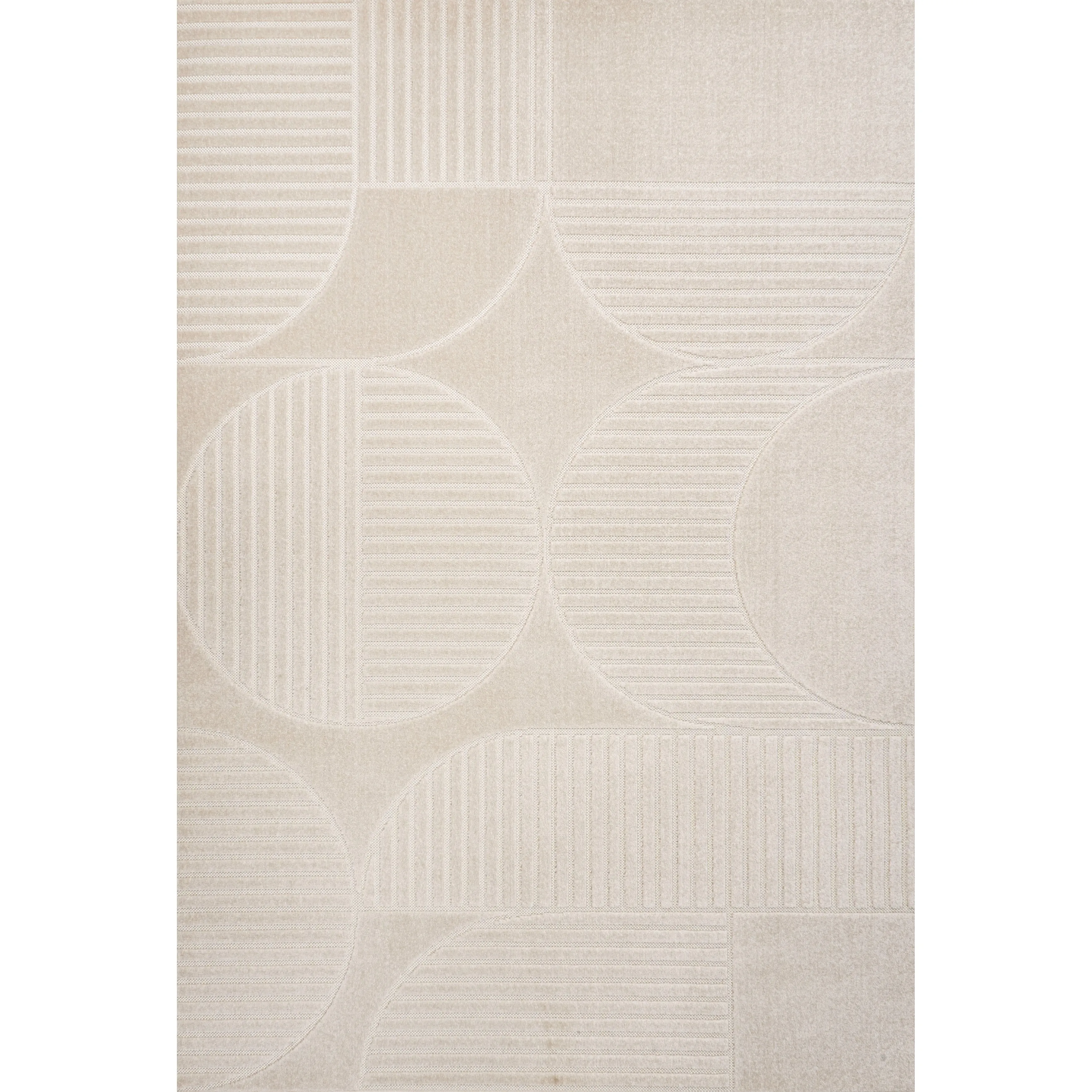 JONATHAN Y Dila Geometric Arch Scandi Striped Ivory/Cream Area Rug