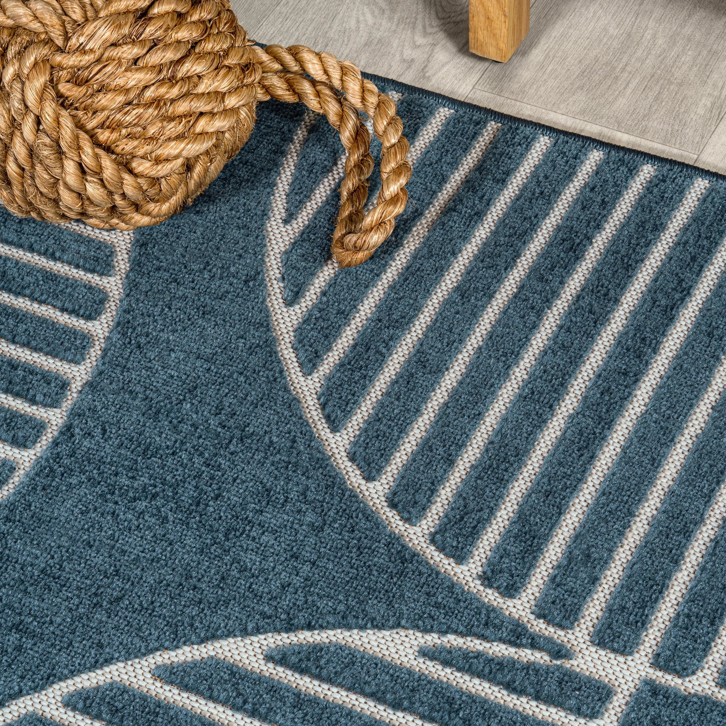 JONATHAN Y Dila Geometric Arch Scandi Striped Ivory/Cream Area Rug