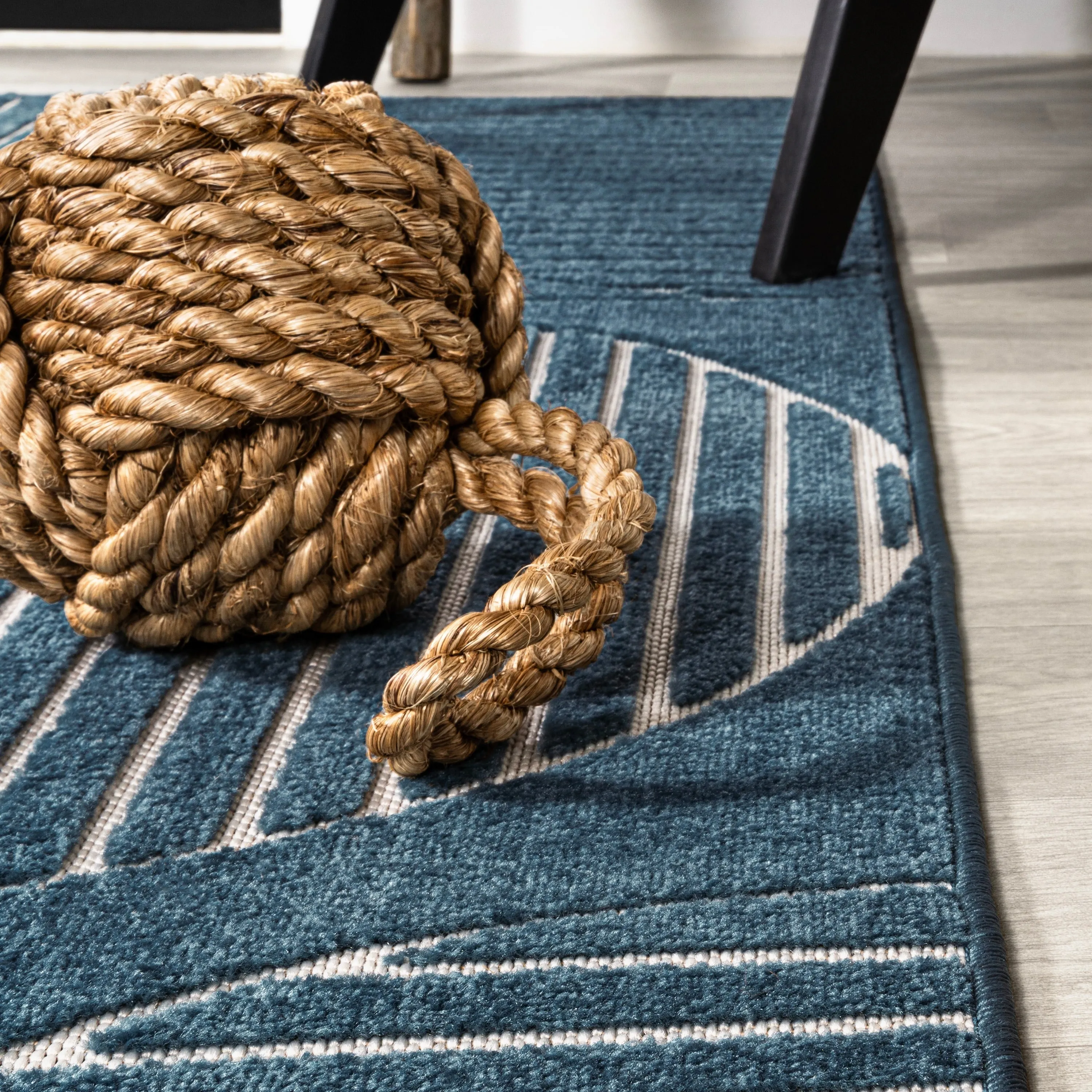 JONATHAN Y Dila Geometric Arch Scandi Striped Ivory/Cream Area Rug