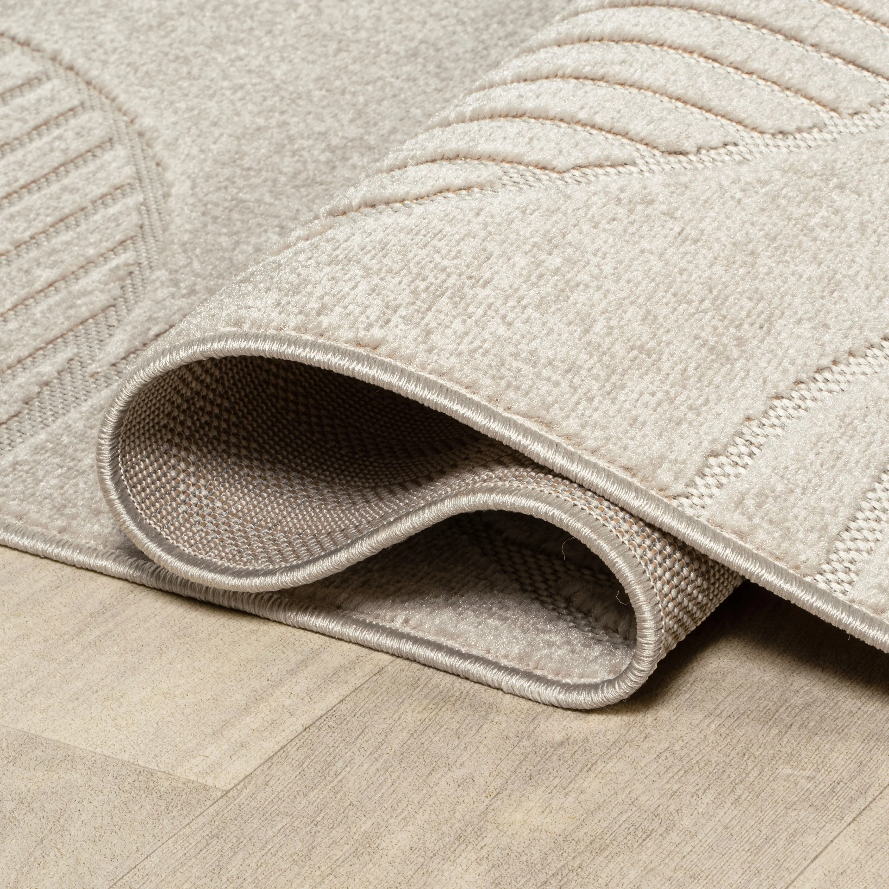 JONATHAN Y Dila Geometric Arch Scandi Striped Ivory/Cream Area Rug