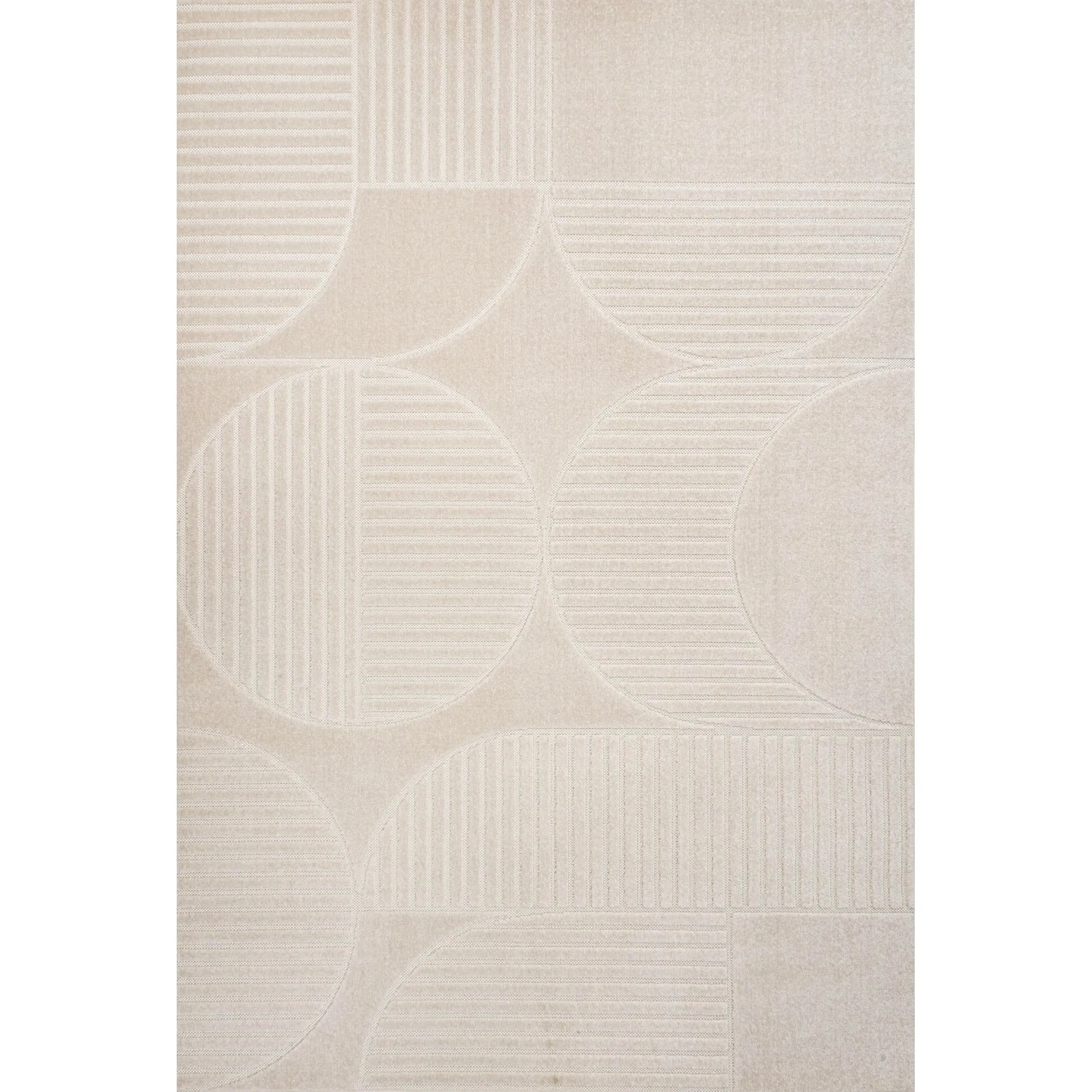 JONATHAN Y Dila Geometric Arch Scandi Striped Ivory/Cream Area Rug