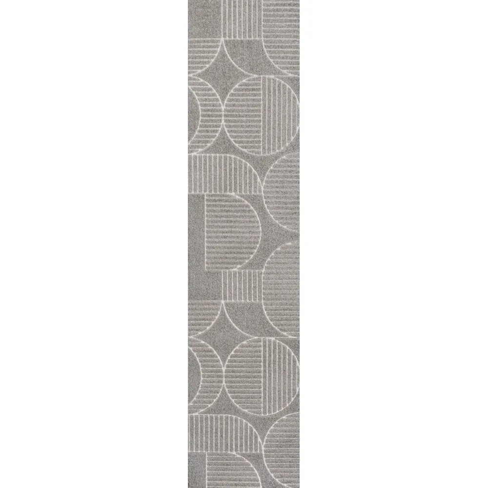 JONATHAN Y Dila Geometric Arch Scandi Striped Ivory/Cream Area Rug