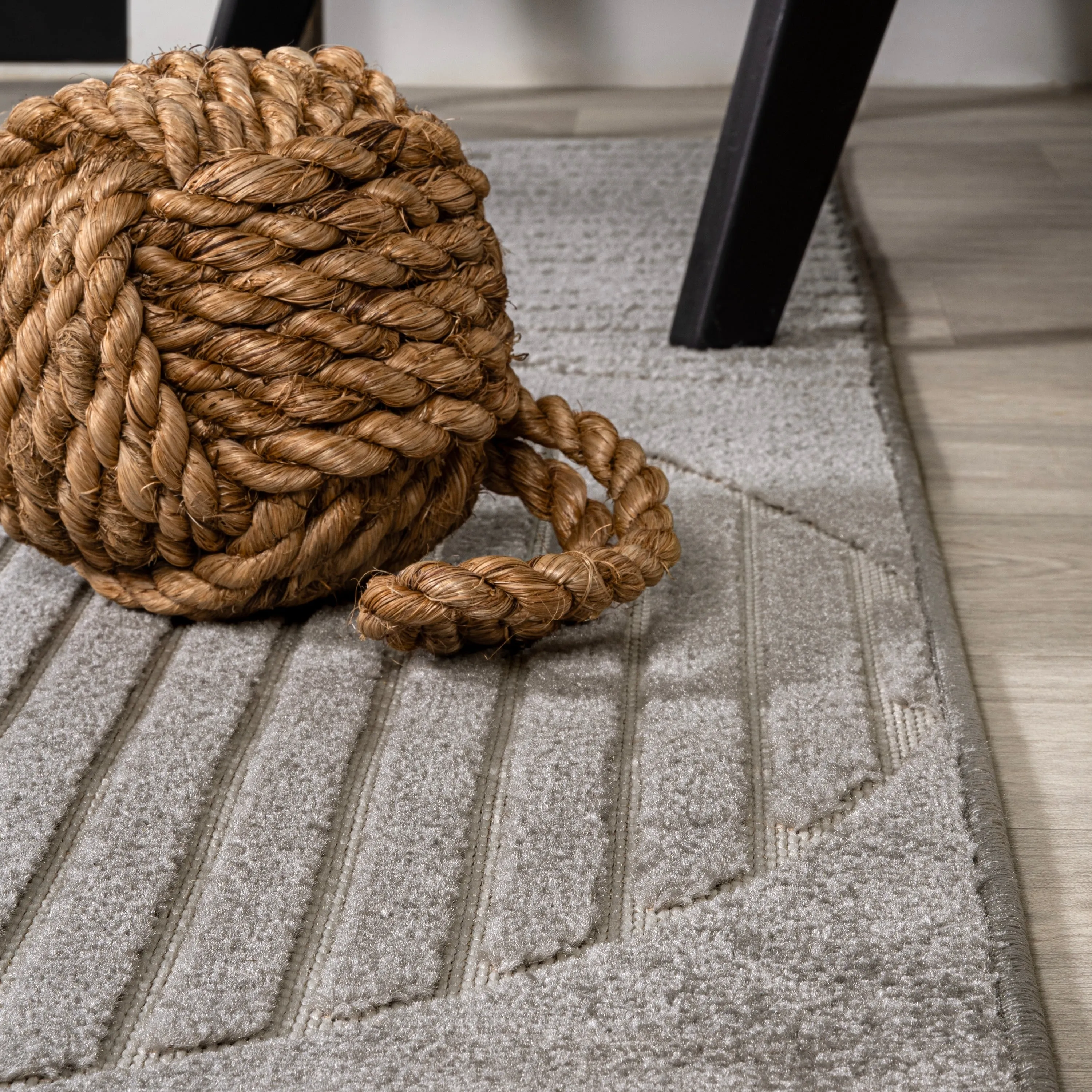 JONATHAN Y Dila Geometric Arch Scandi Striped Ivory/Cream Area Rug