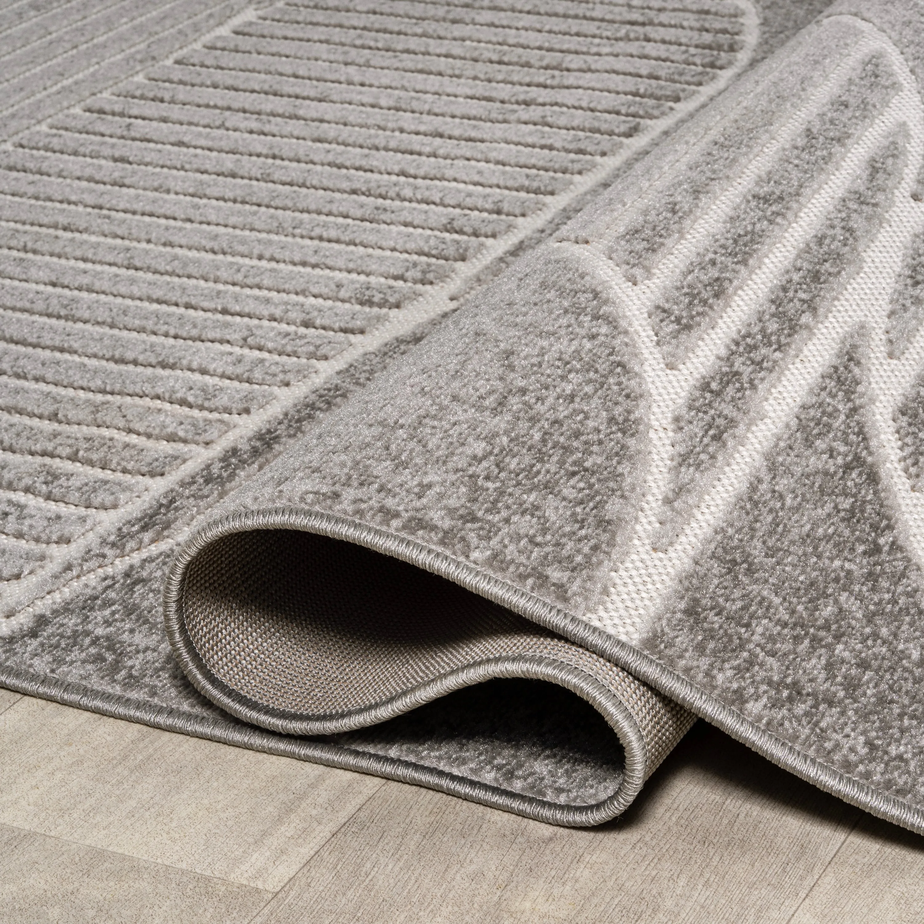 JONATHAN Y Dila Geometric Arch Scandi Striped Ivory/Cream Area Rug