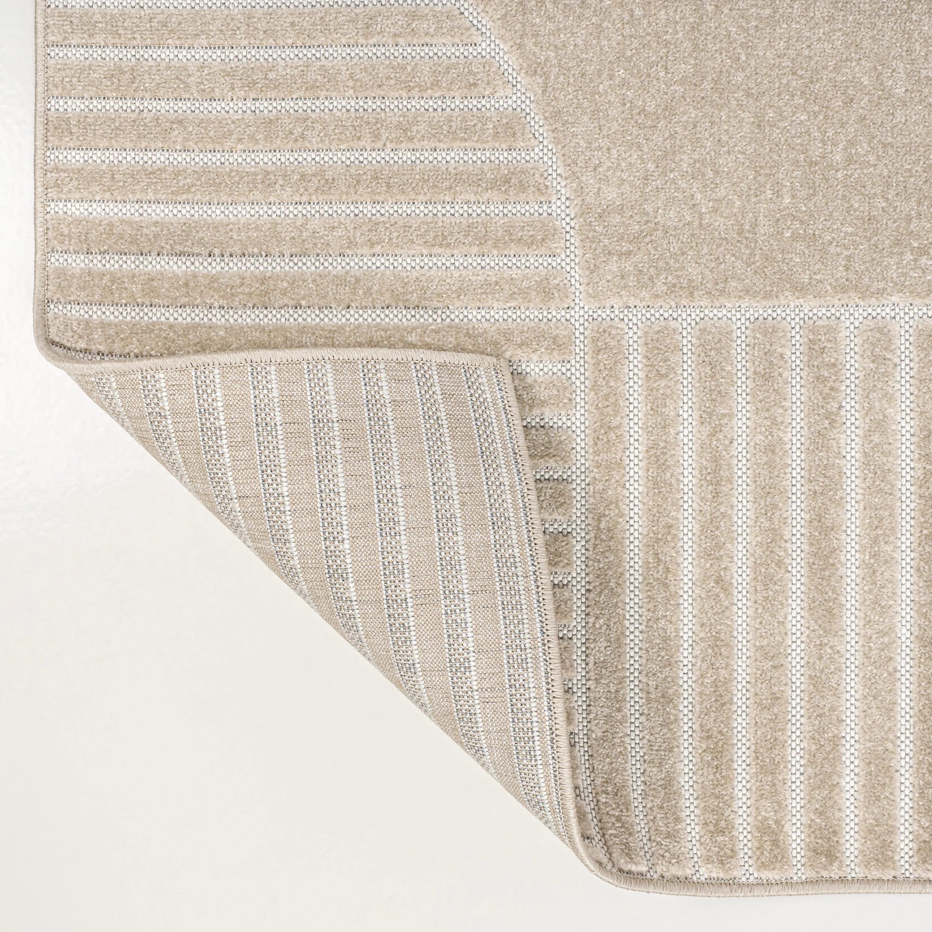 JONATHAN Y Dila Geometric Arch Scandi Striped Ivory/Cream Area Rug