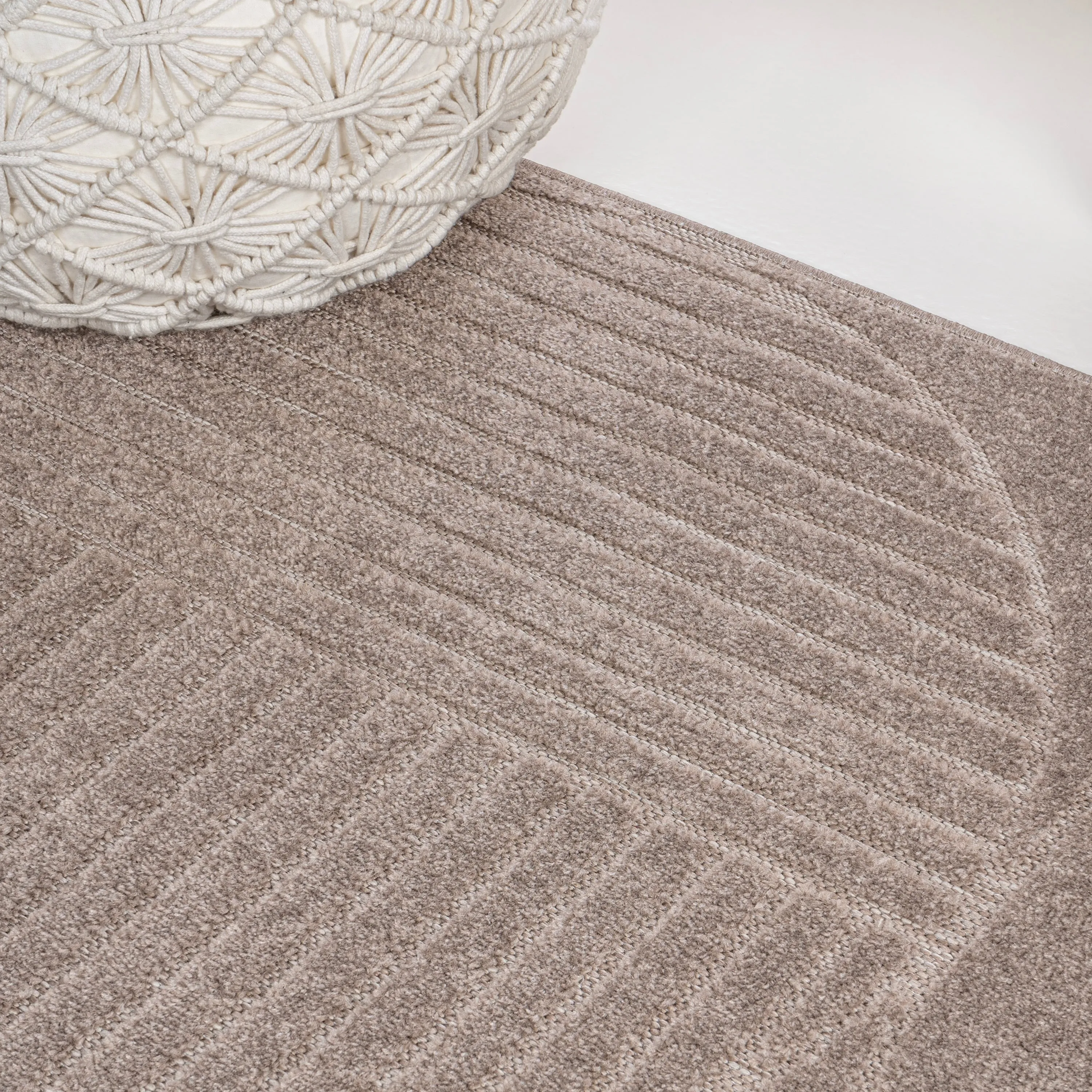 JONATHAN Y Dila Geometric Arch Scandi Striped Ivory/Cream Area Rug