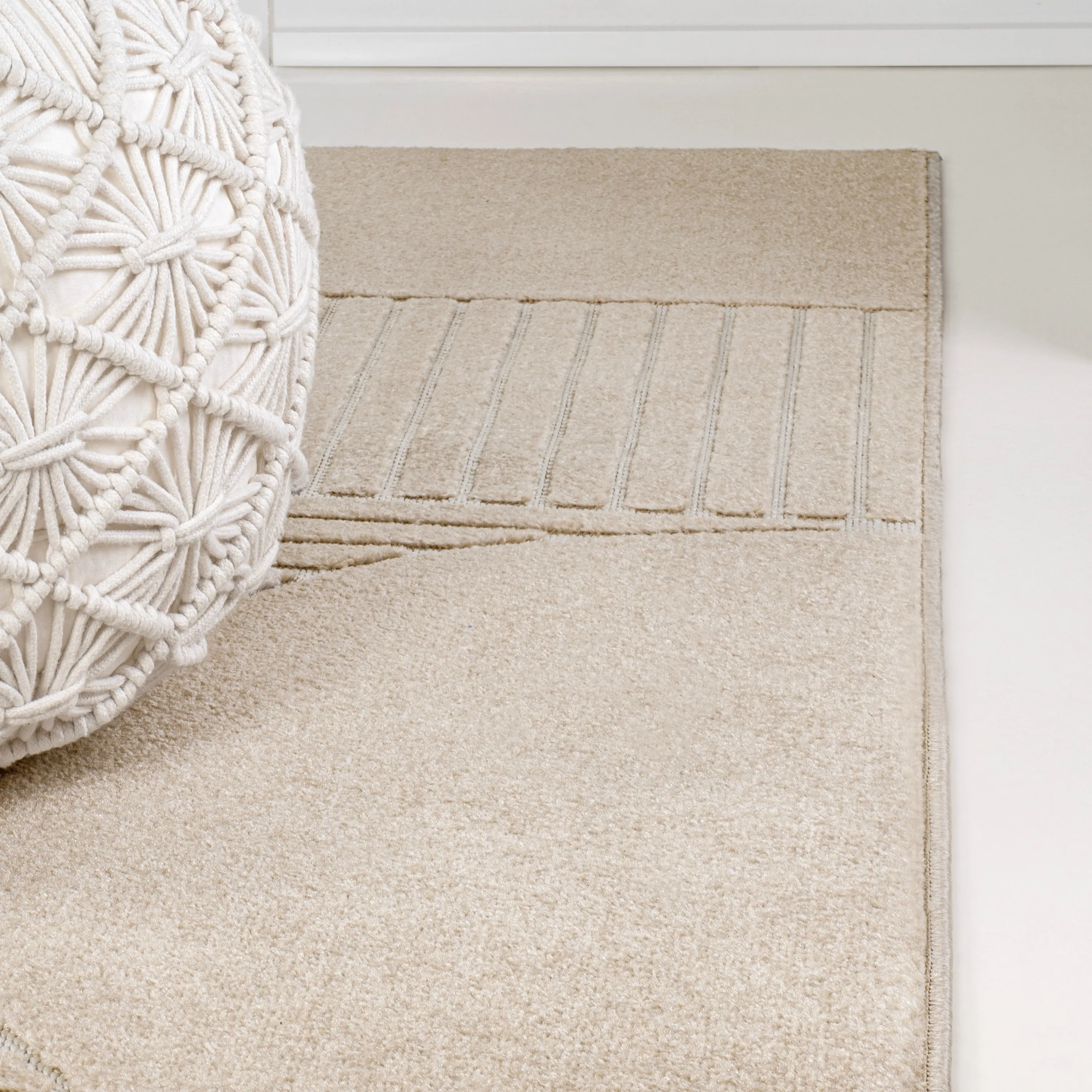 JONATHAN Y Dila Geometric Arch Scandi Striped Ivory/Cream Area Rug