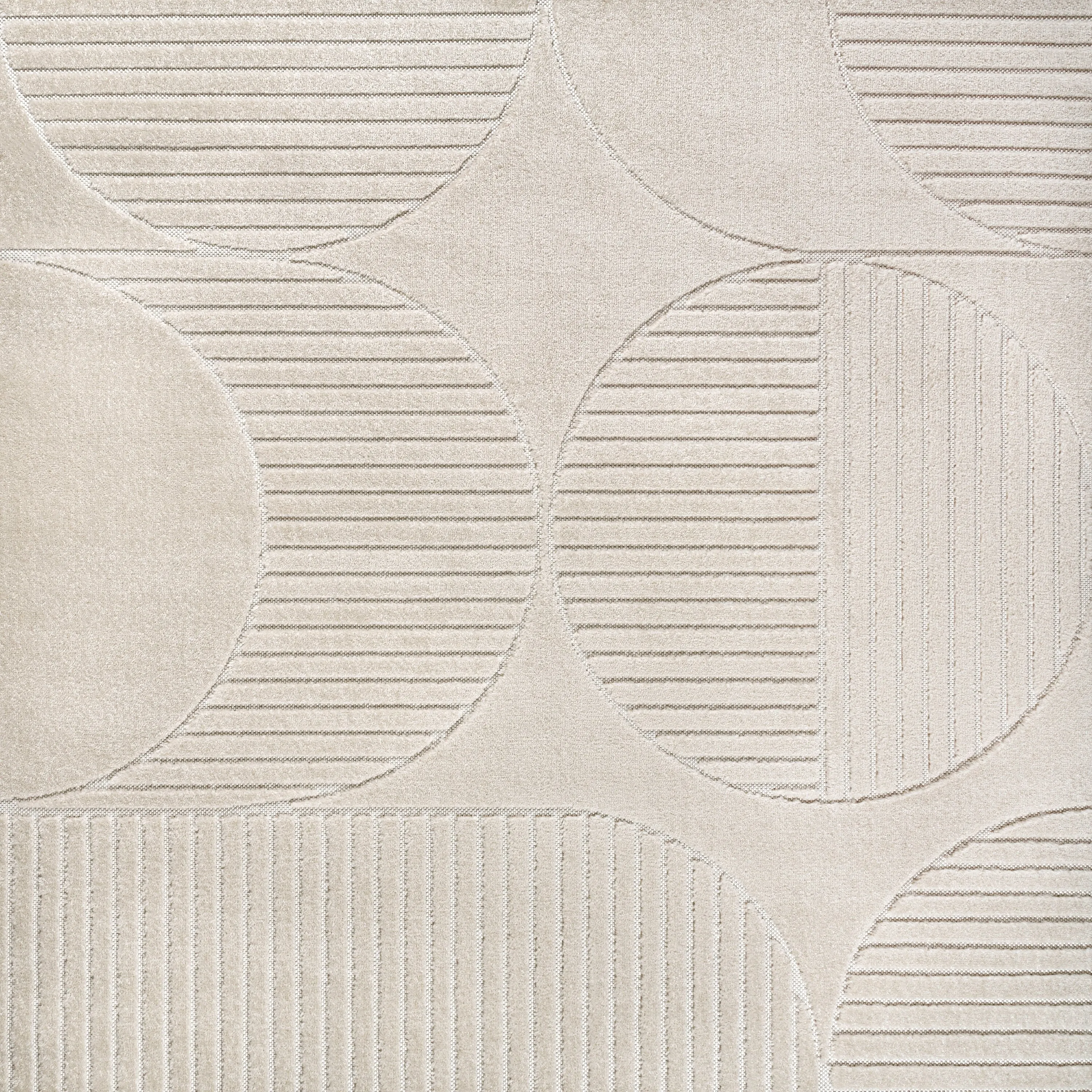 JONATHAN Y Dila Geometric Arch Scandi Striped Ivory/Cream Area Rug
