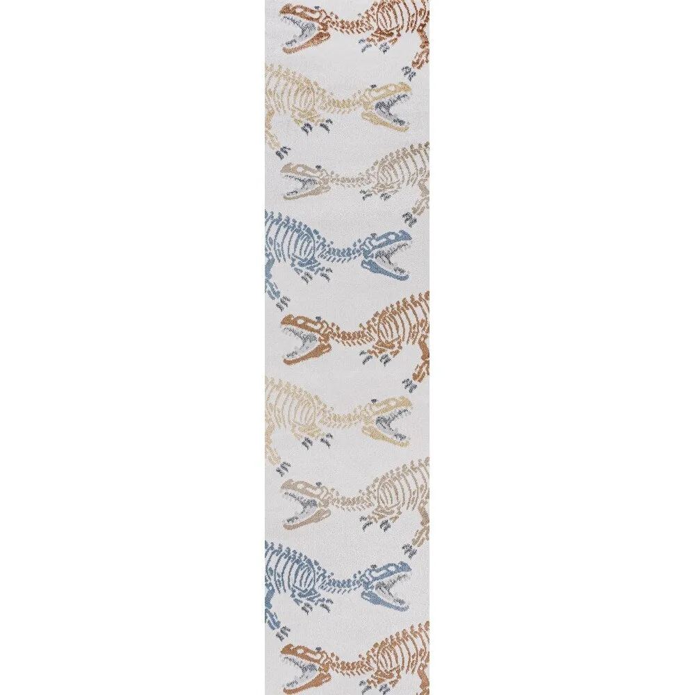 JONATHAN Y Duenas T-Rex Modern Kids Machine-Washable Area Rug