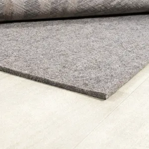 JONATHAN Y Duo-Lock Rug Pad Gray/Brown Pad