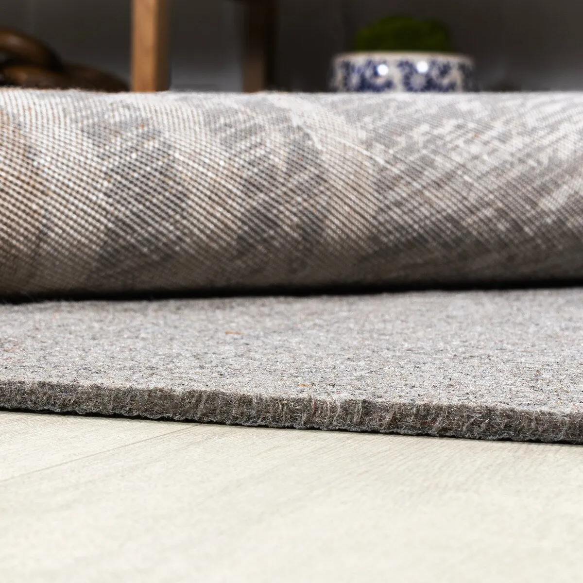 JONATHAN Y Duo-Lock Rug Pad Gray/Brown Pad