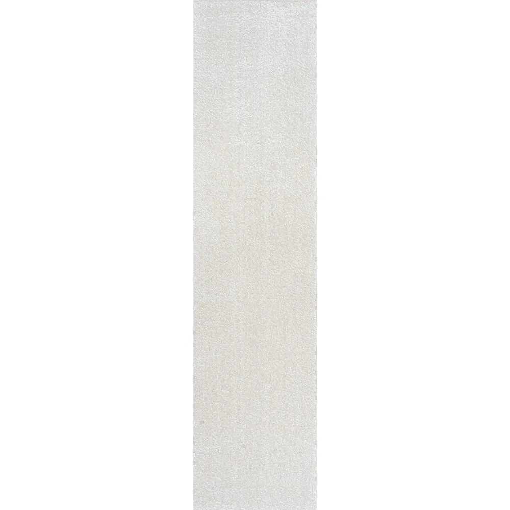 JONATHAN Y Fawning Classic Solid Low-Pile Machine-Washable Terra Area Rug