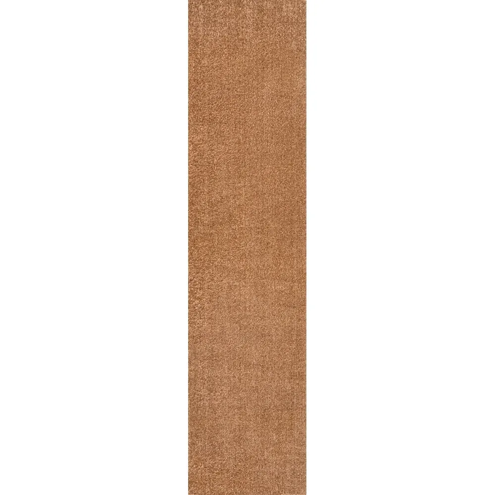 JONATHAN Y Fawning Classic Solid Low-Pile Machine-Washable Terra Area Rug