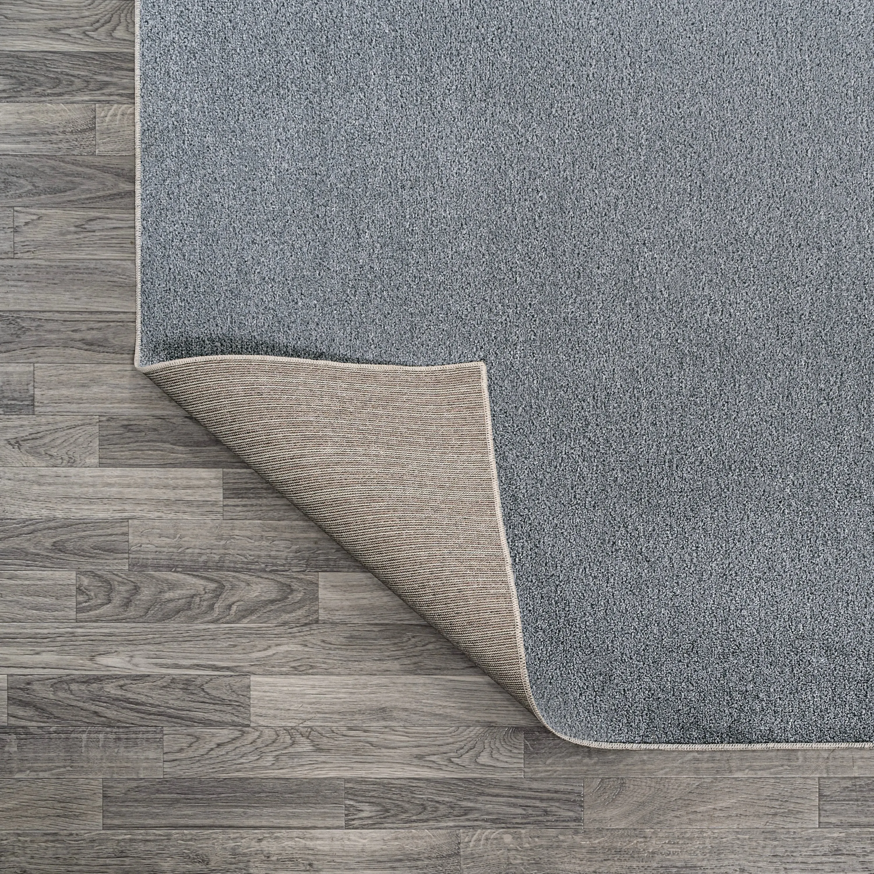 JONATHAN Y Fawning Classic Solid Low-Pile Machine-Washable Terra Area Rug
