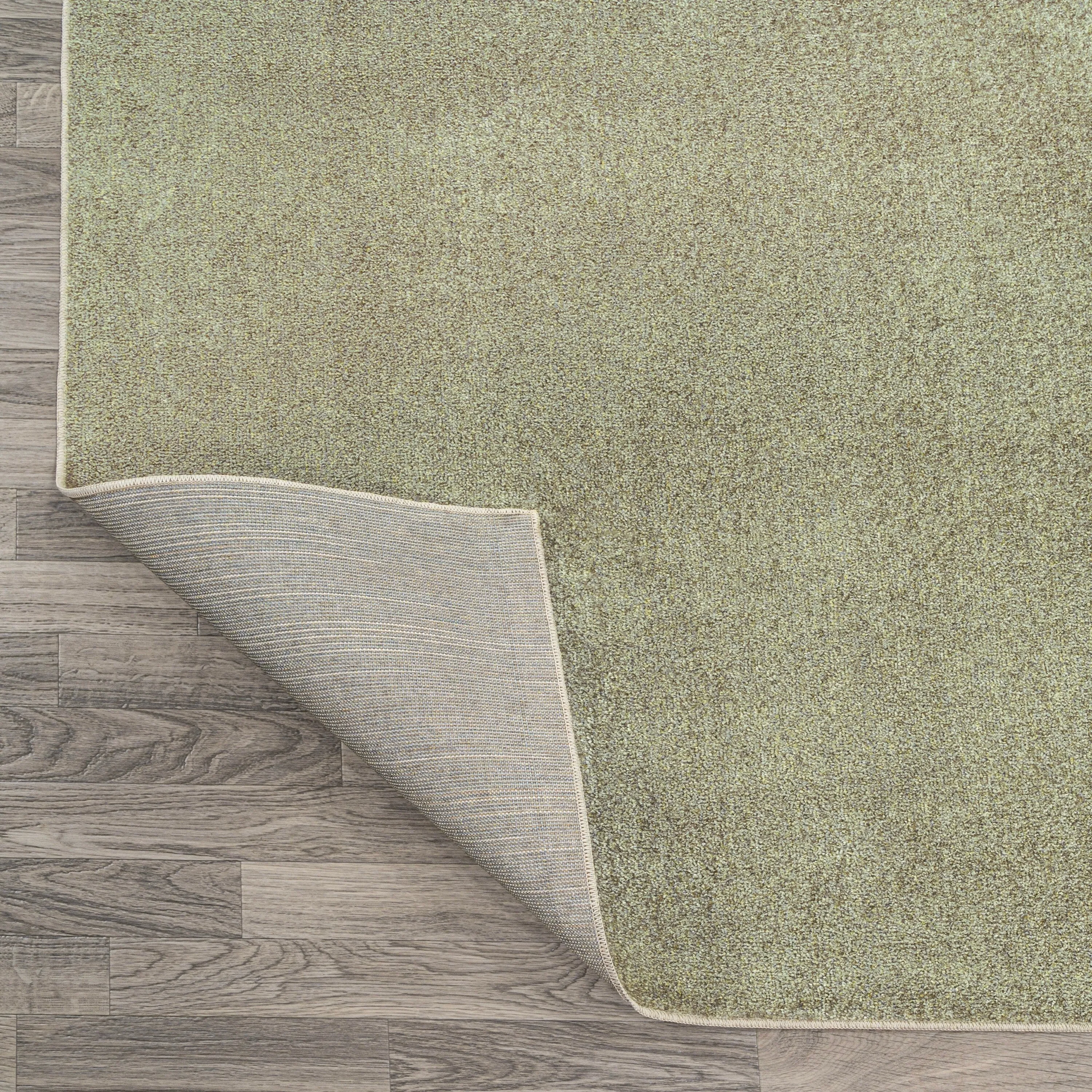 JONATHAN Y Fawning Classic Solid Low-Pile Machine-Washable Terra Area Rug