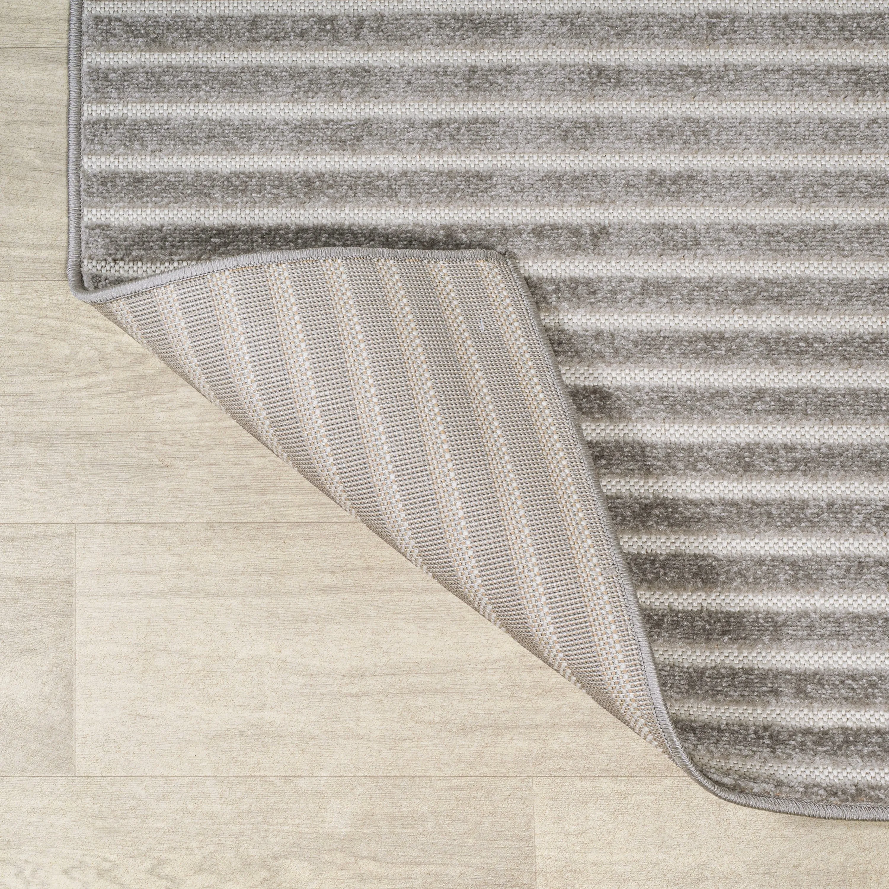 JONATHAN Y Maribo Minimalist Scandi Striped Navy/ivory Area Rug
