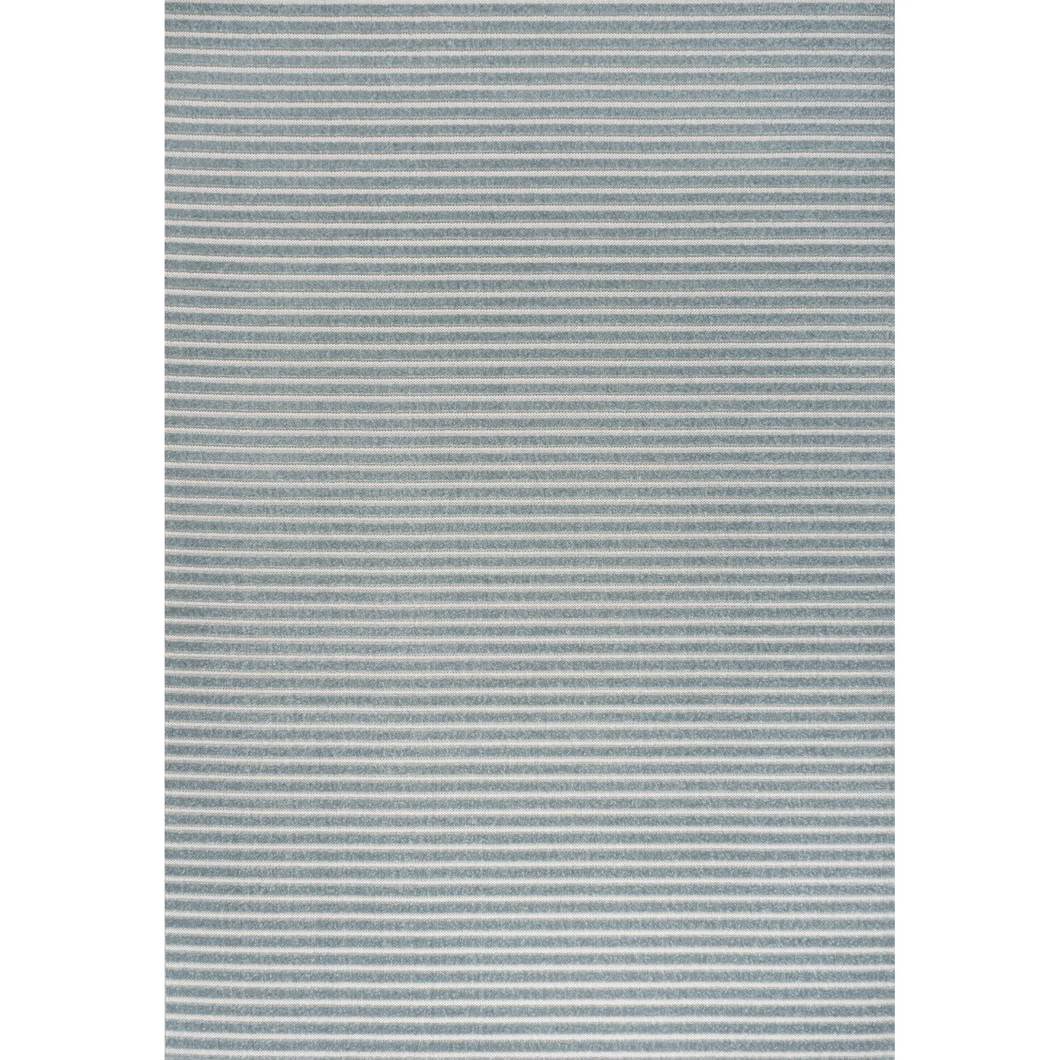 JONATHAN Y Maribo Minimalist Scandi Striped Navy/ivory Area Rug