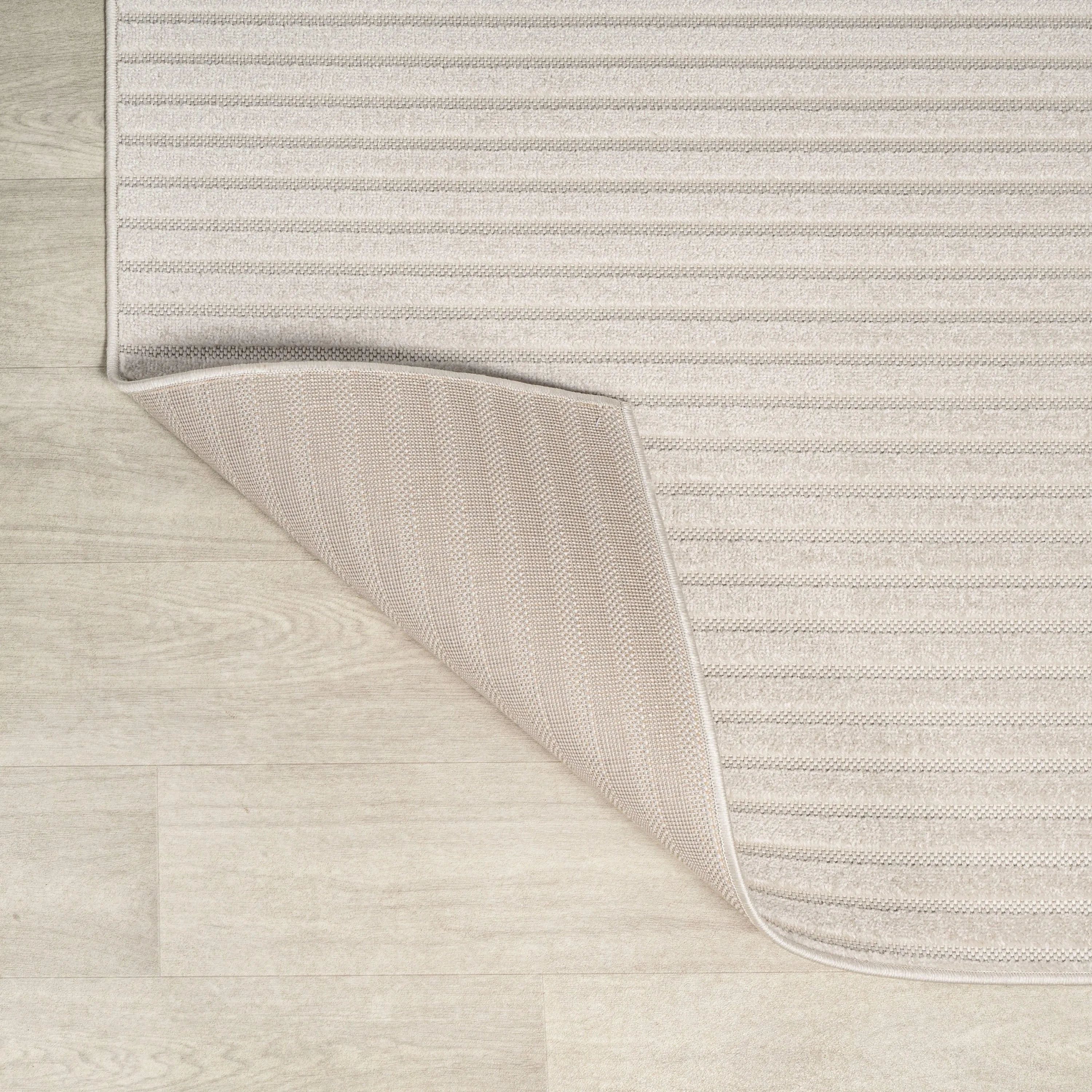 JONATHAN Y Maribo Minimalist Scandi Striped Navy/ivory Area Rug