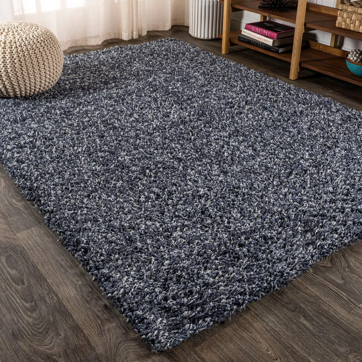 JONATHAN Y Modern Shag Plush Area Rug