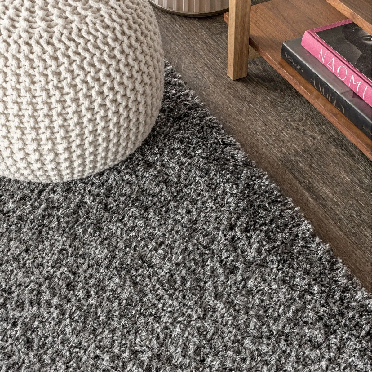JONATHAN Y Modern Shag Plush Area Rug