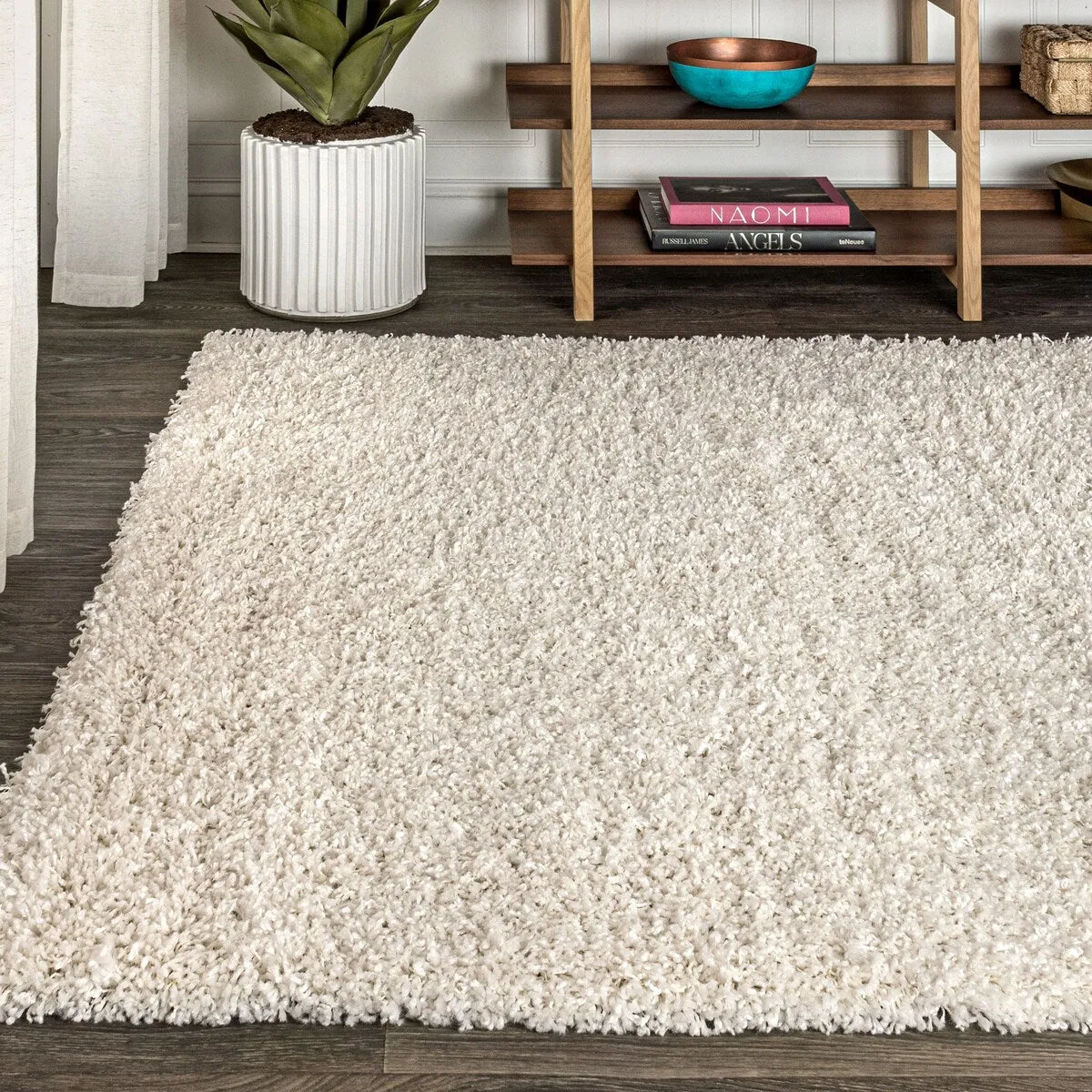 JONATHAN Y Modern Shag Plush Area Rug