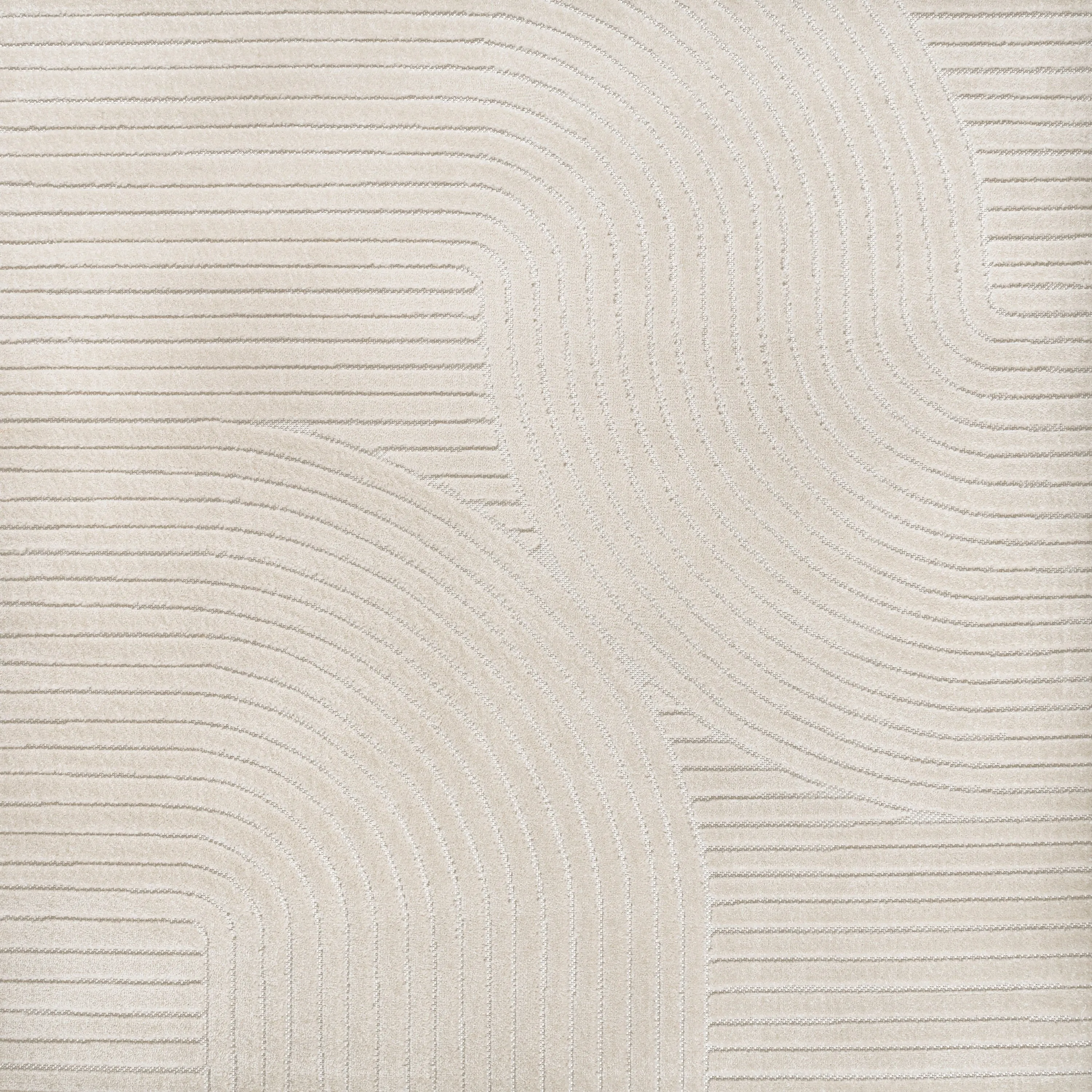 JONATHAN Y Odense Minimalist Curve Geometric Gray/Ivory Area Rug