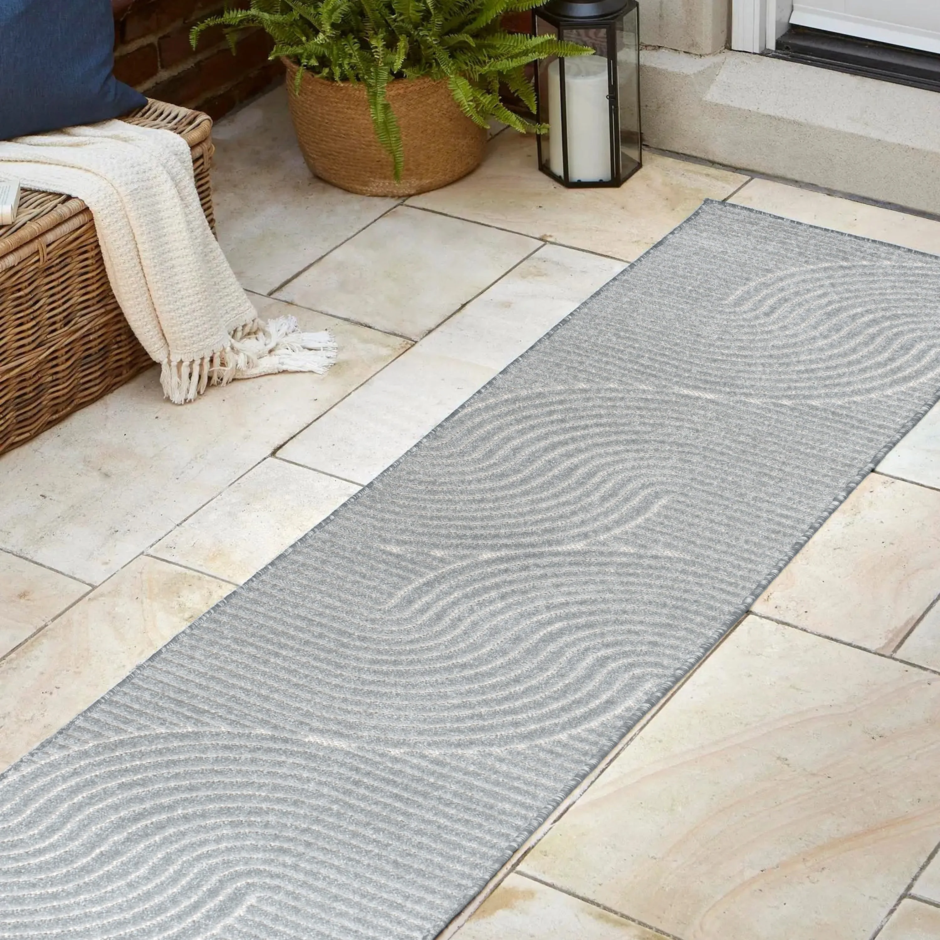 JONATHAN Y Odense Minimalist Curve Geometric Gray/Ivory Area Rug