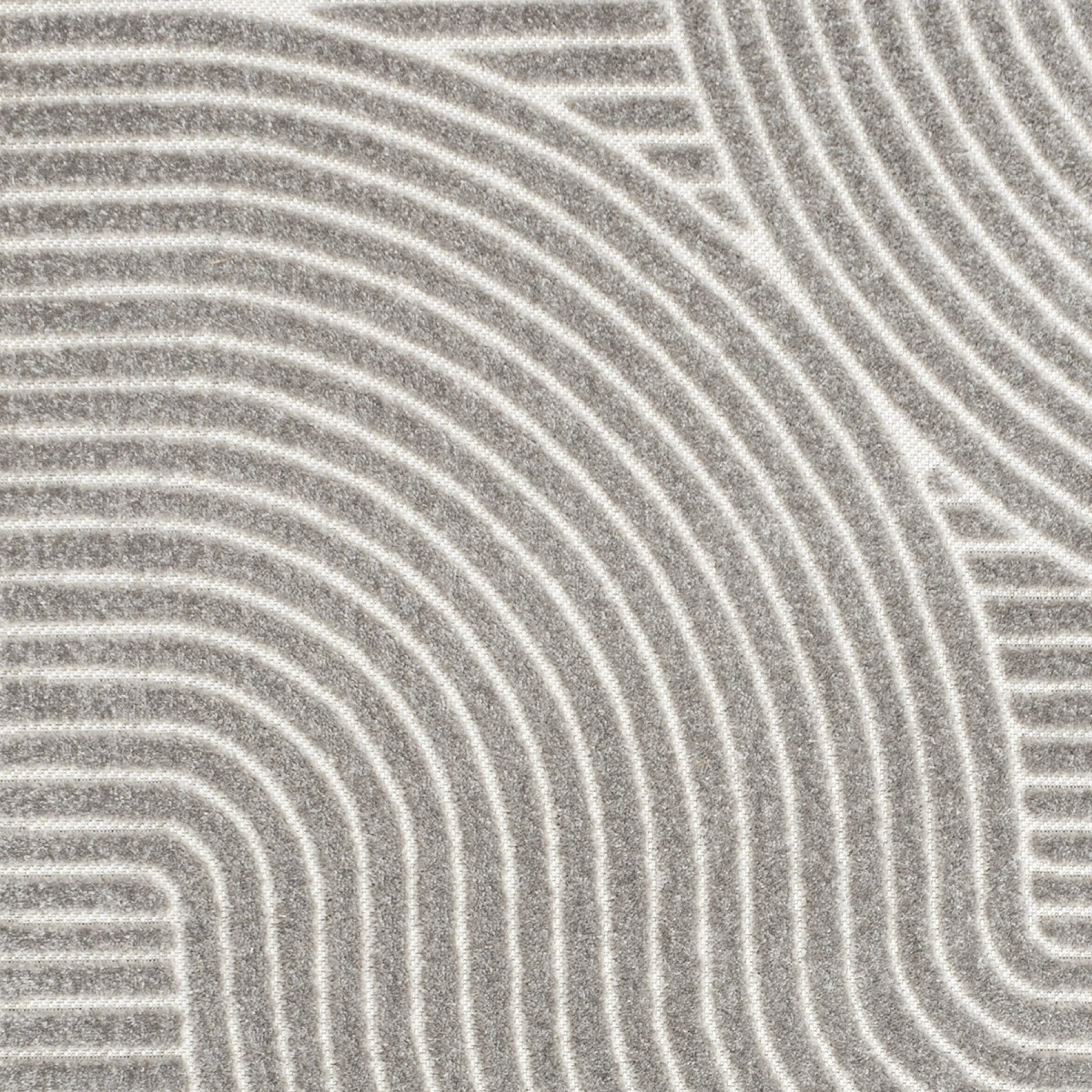 JONATHAN Y Odense Minimalist Curve Geometric Gray/Ivory Area Rug