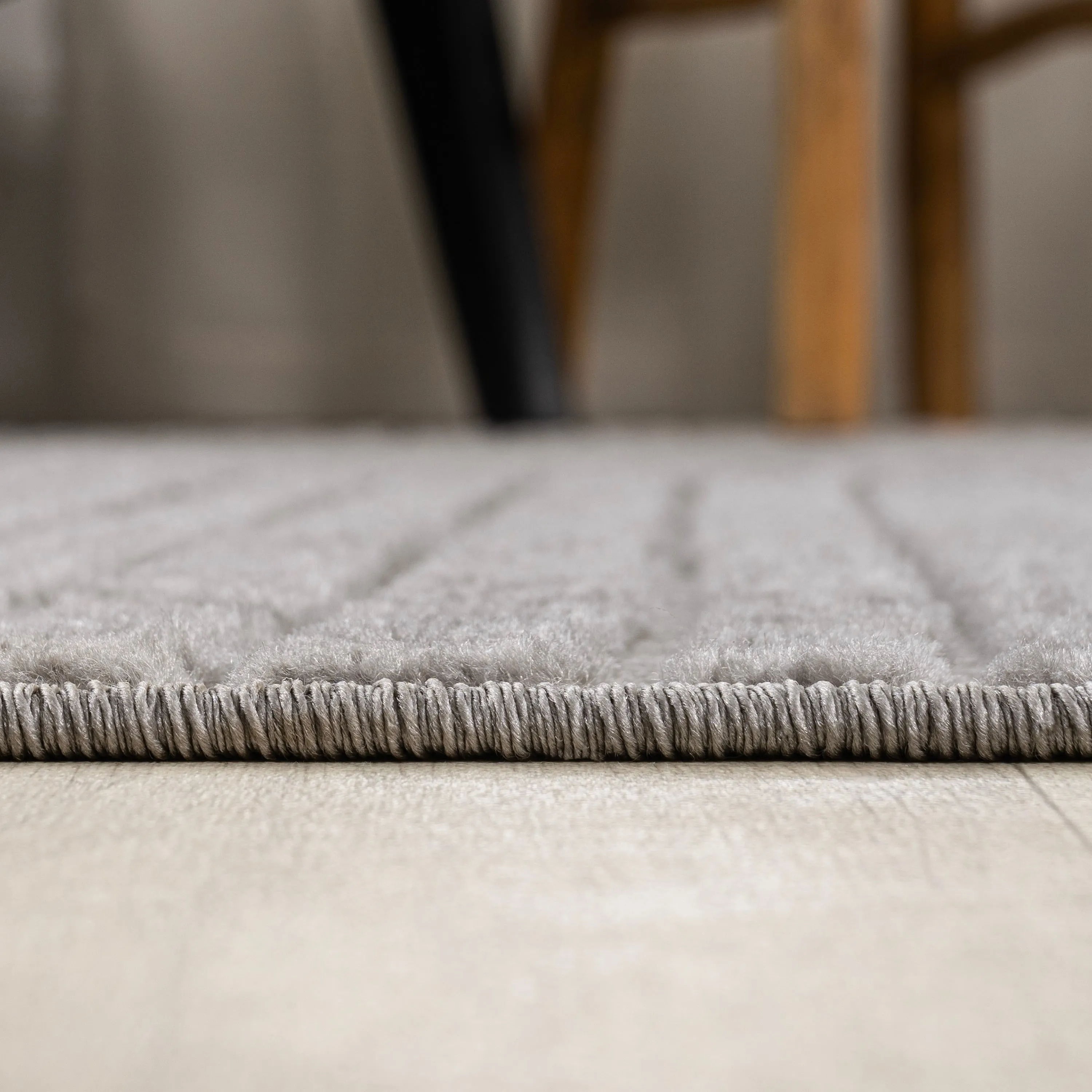 JONATHAN Y Odense Minimalist Curve Geometric Gray/Ivory Area Rug