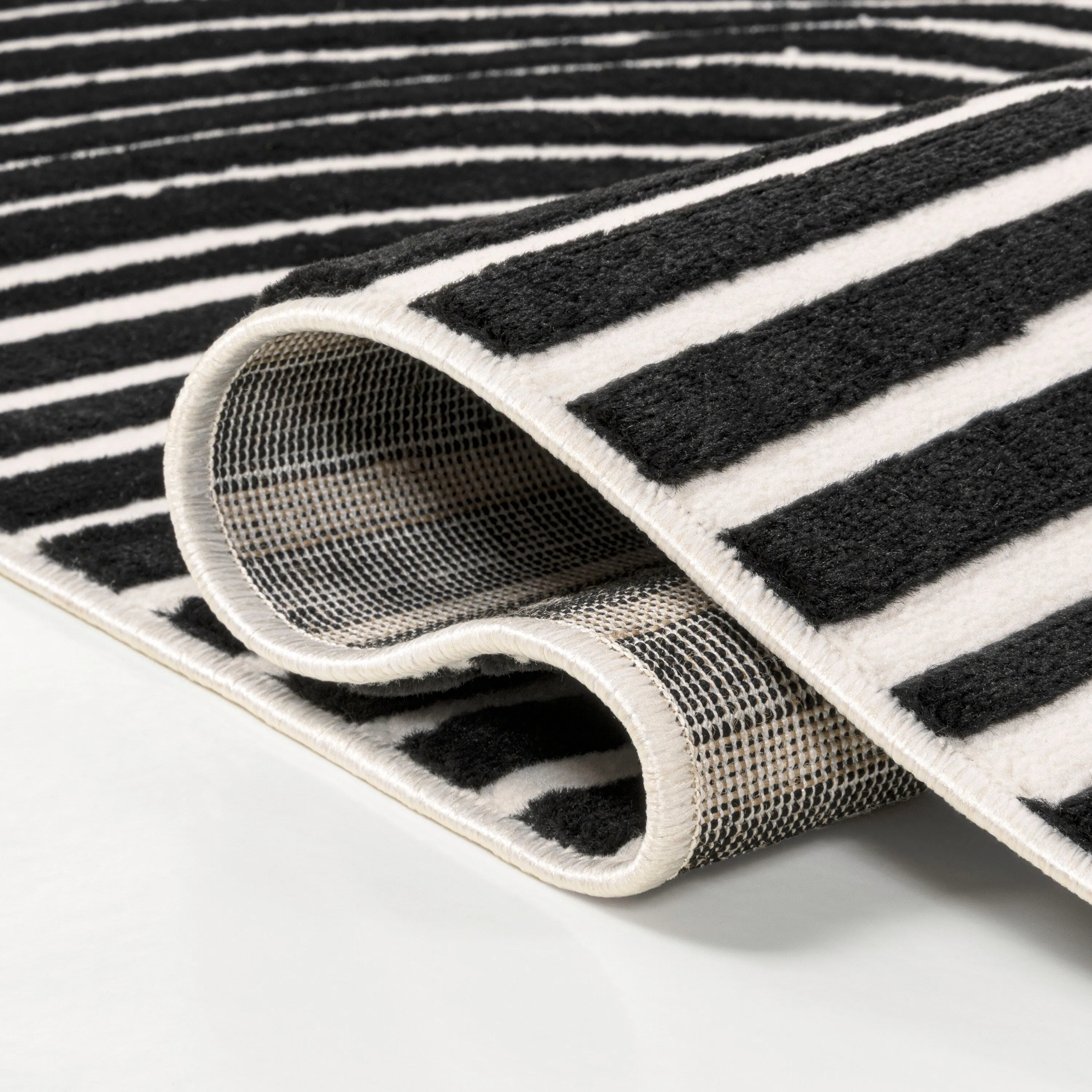 JONATHAN Y Odense Minimalist Curve Geometric Gray/Ivory Area Rug