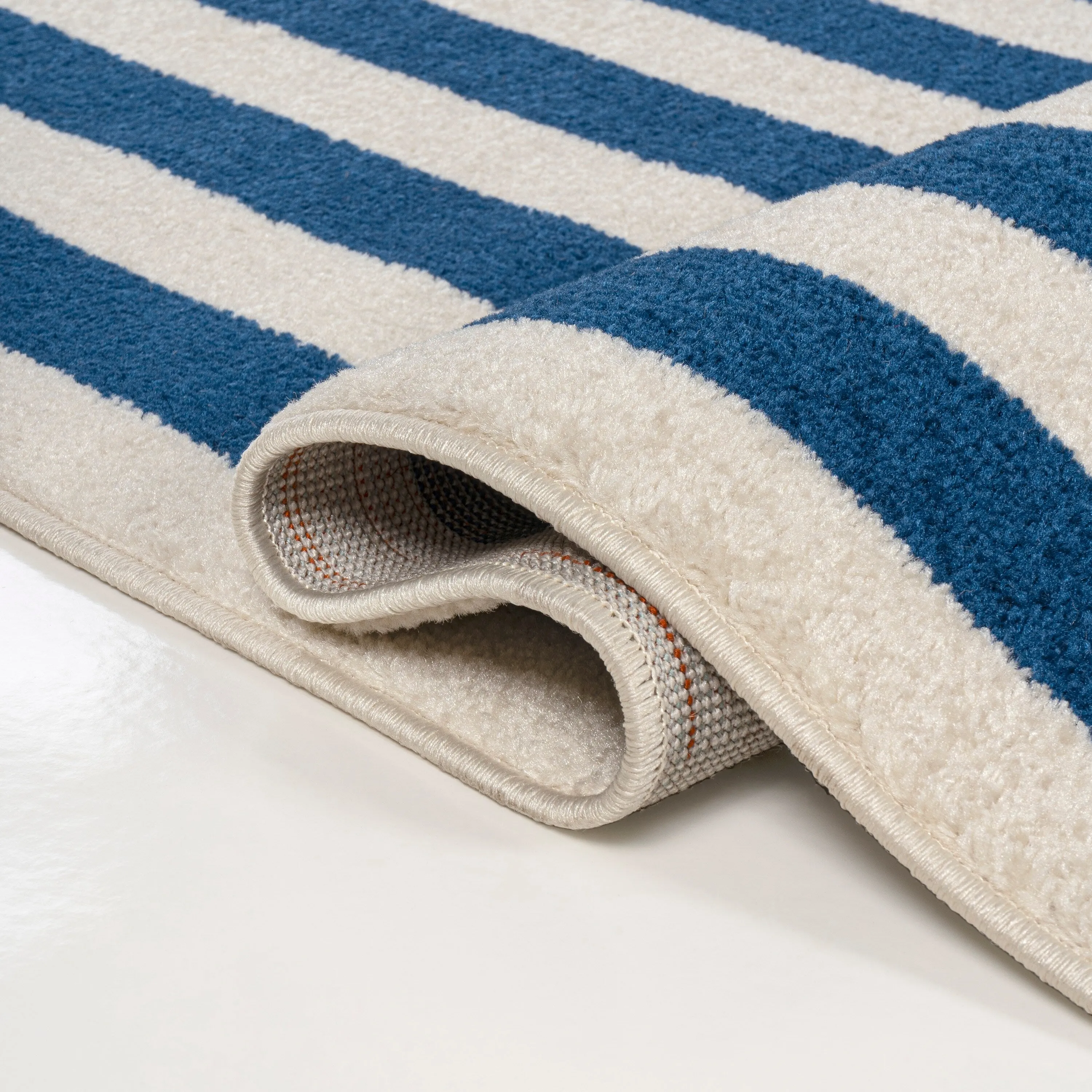 JONATHAN Y Olivier Modern Classic Mitre Stripe Brown/Ivory Rug