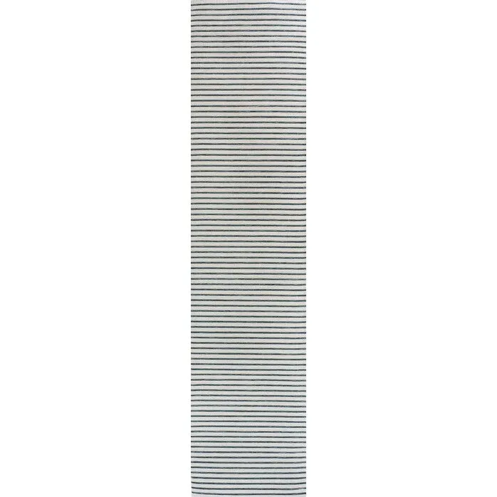 JONATHAN Y Reversible Pollux Classic Coastal Pinstripe Machine-Washable Navy/Cream Indoor/Outdoor Area Rug