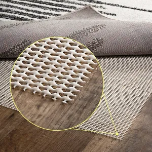 JONATHAN Y Ultra Stop Rug Pad Cream Pad - White
